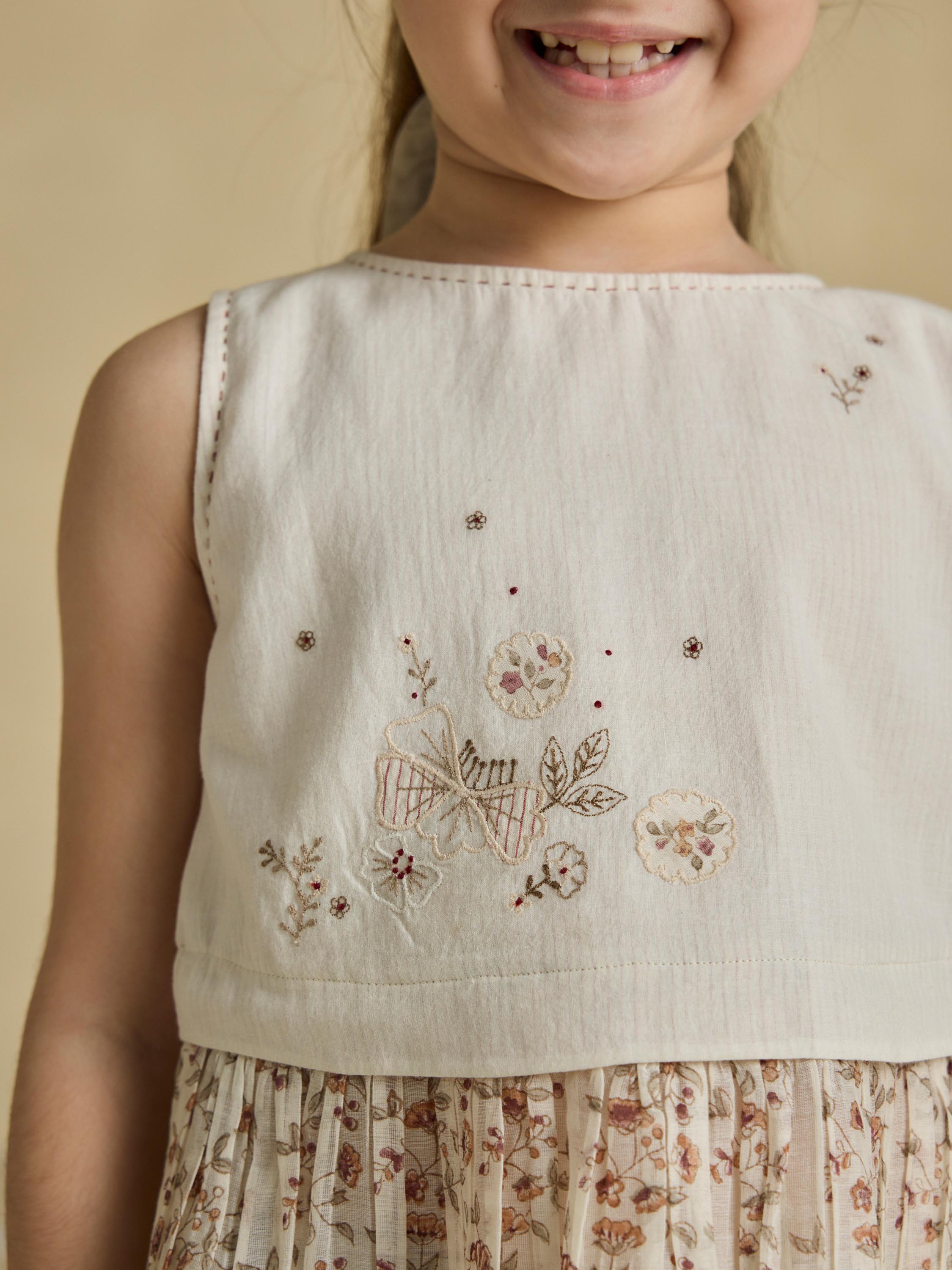 Fondly Little Peplum Top