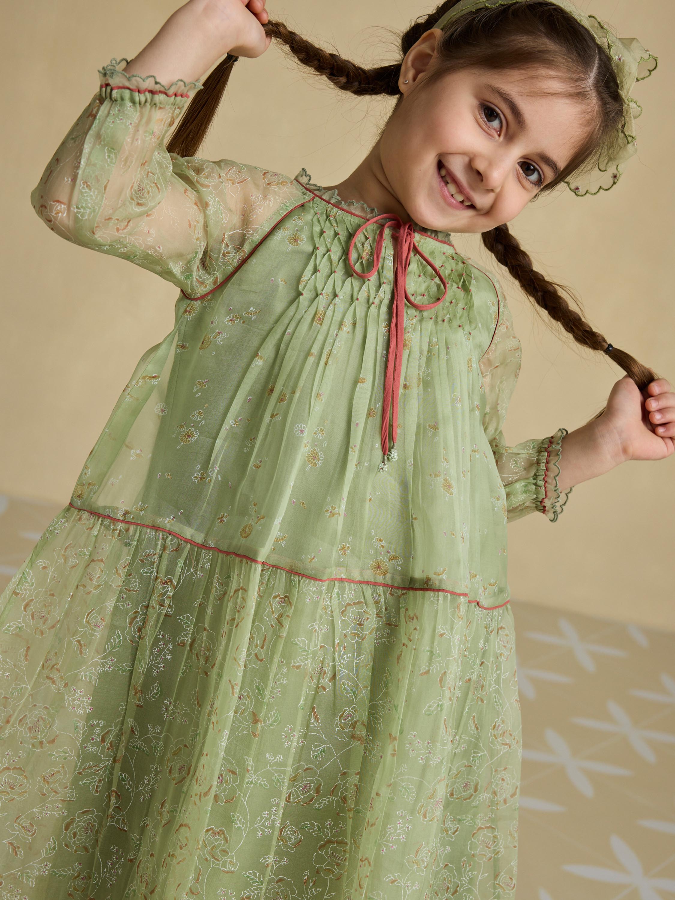 Little Flounce Organza Dress