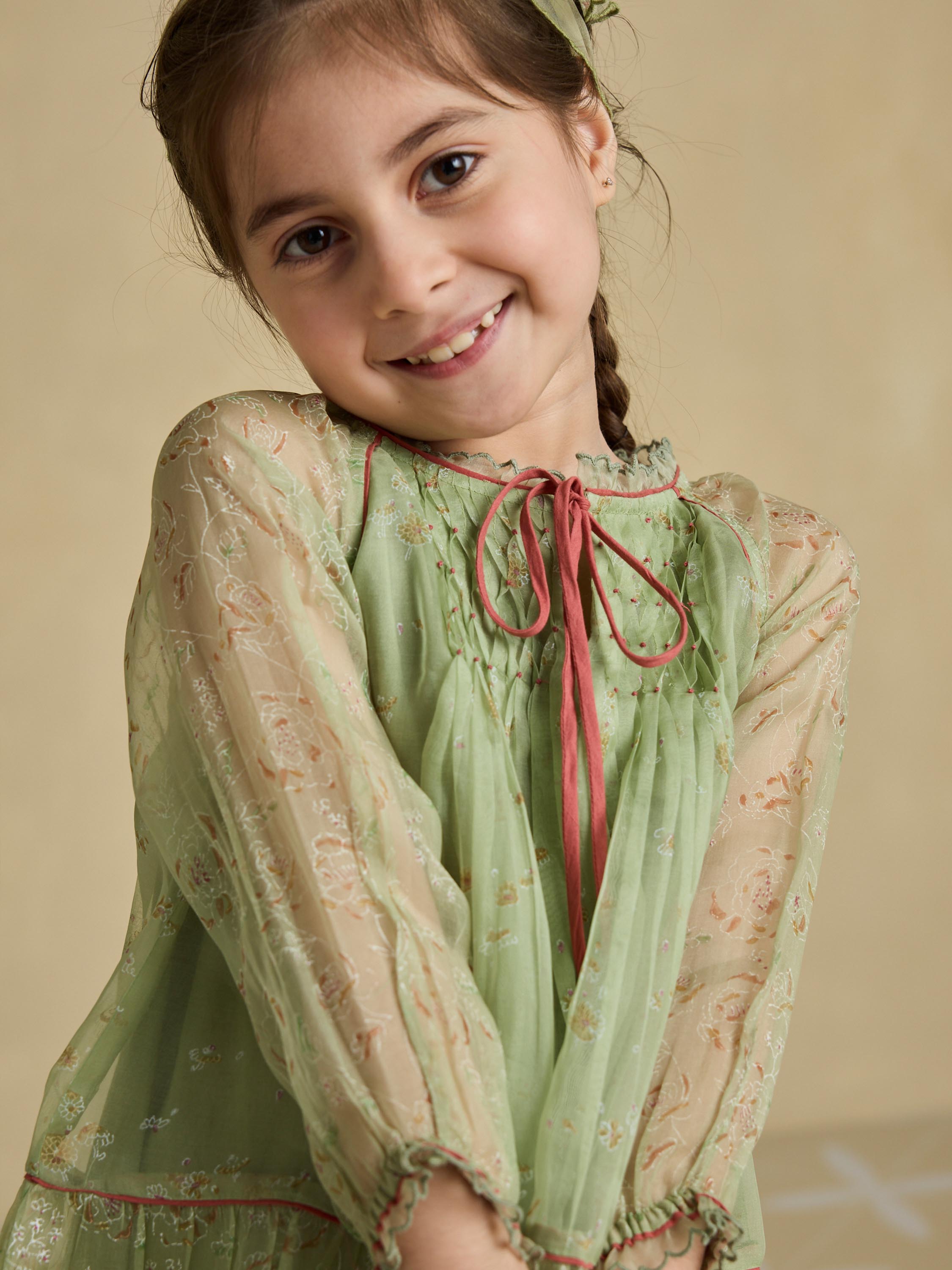 Little Flounce Organza Dress