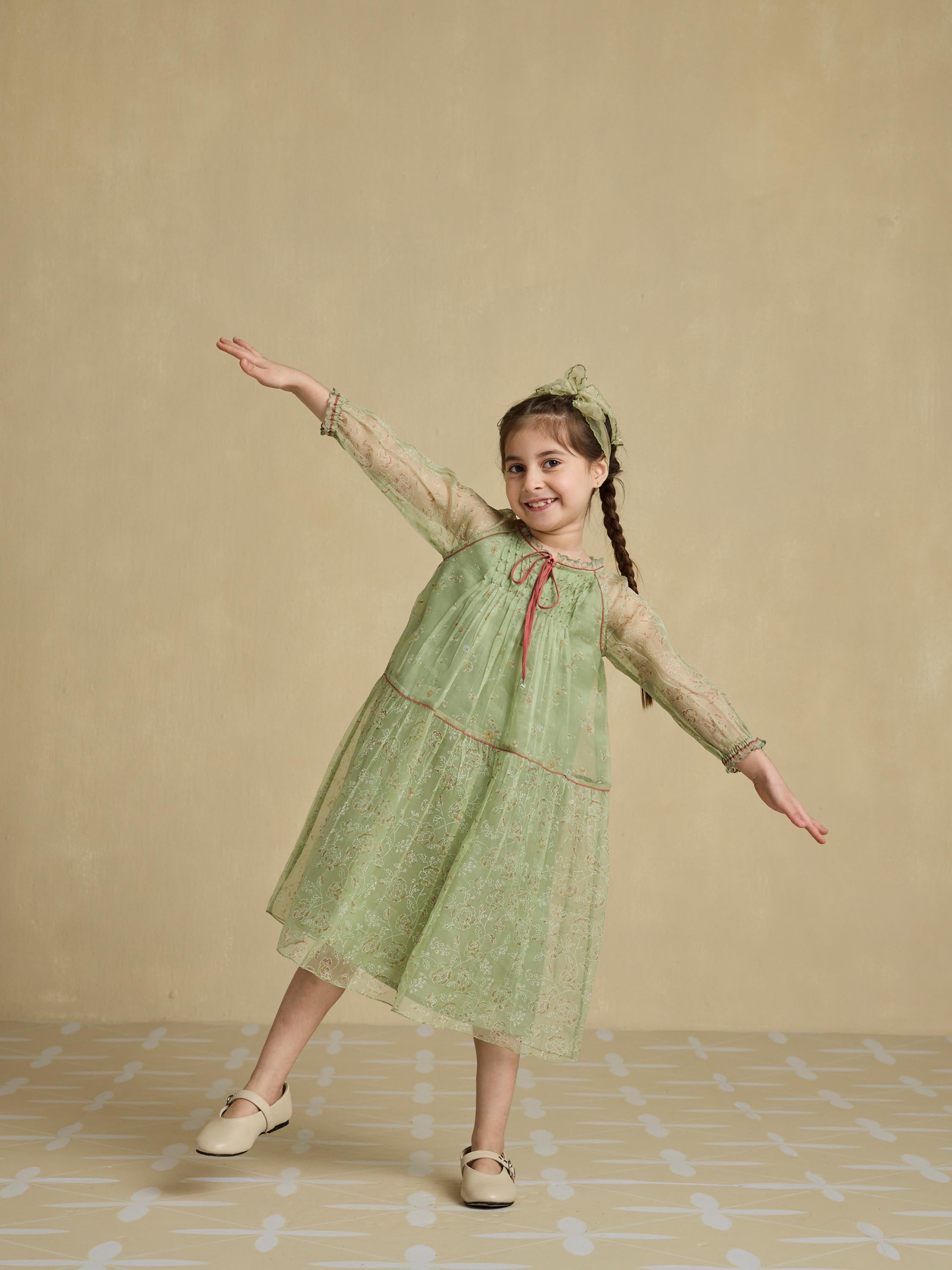 Little Flounce Organza Dress