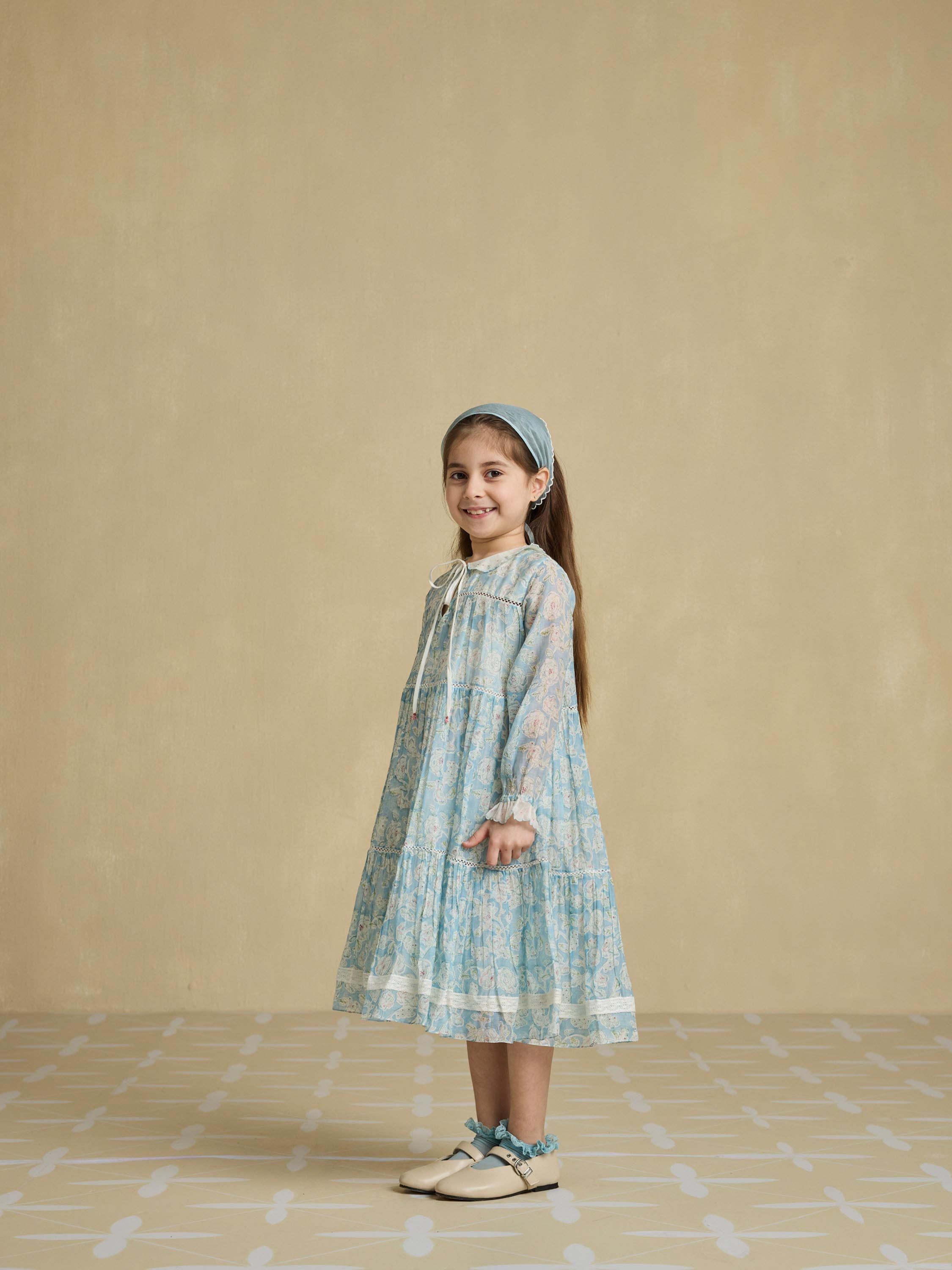 Blue Umbrella Little Dress