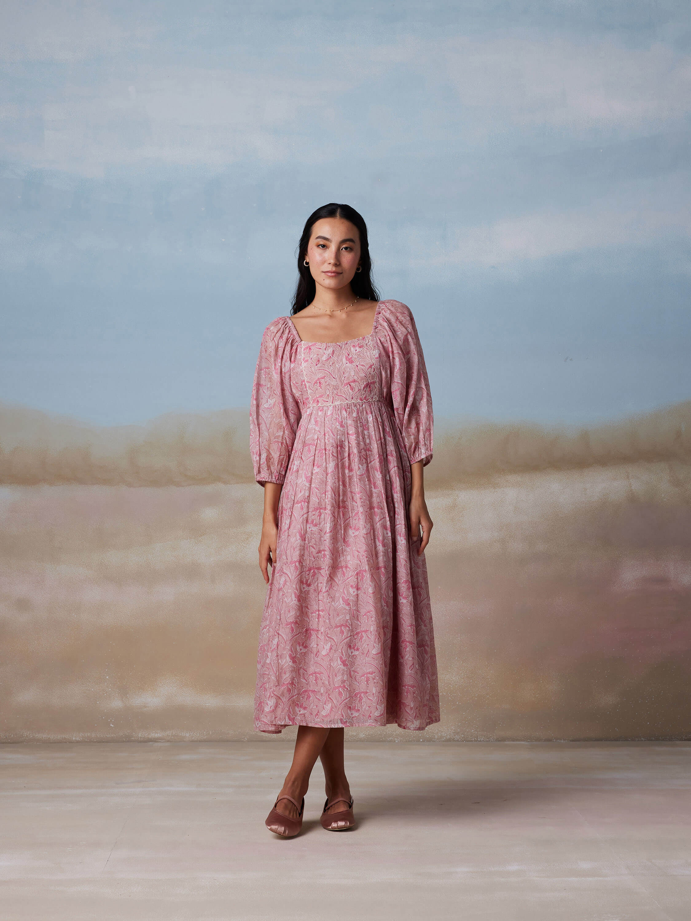 Bougainvillea Quilt Dress - Image 2