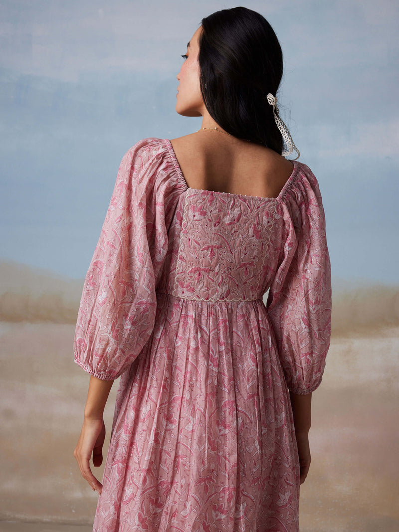 Bougainvillea Quilt Dress