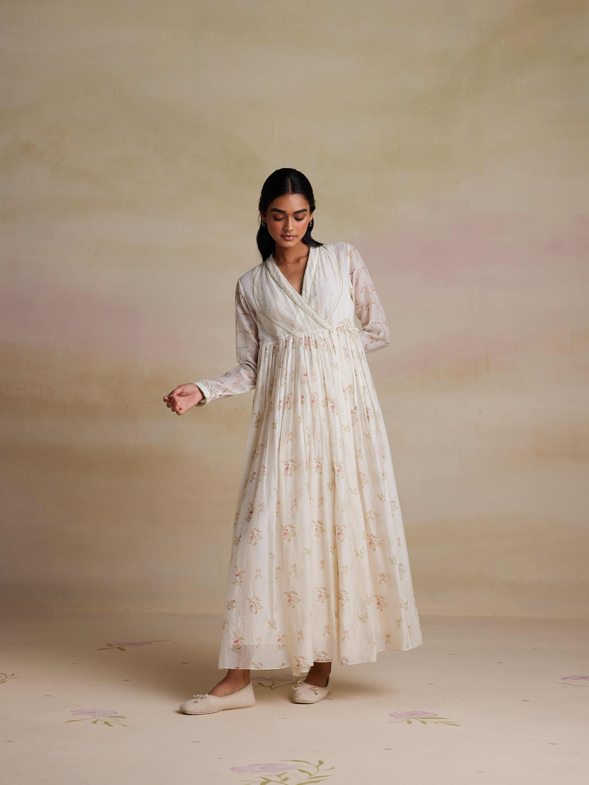 Evergreen Angarakha Wrap Dress - Image 2