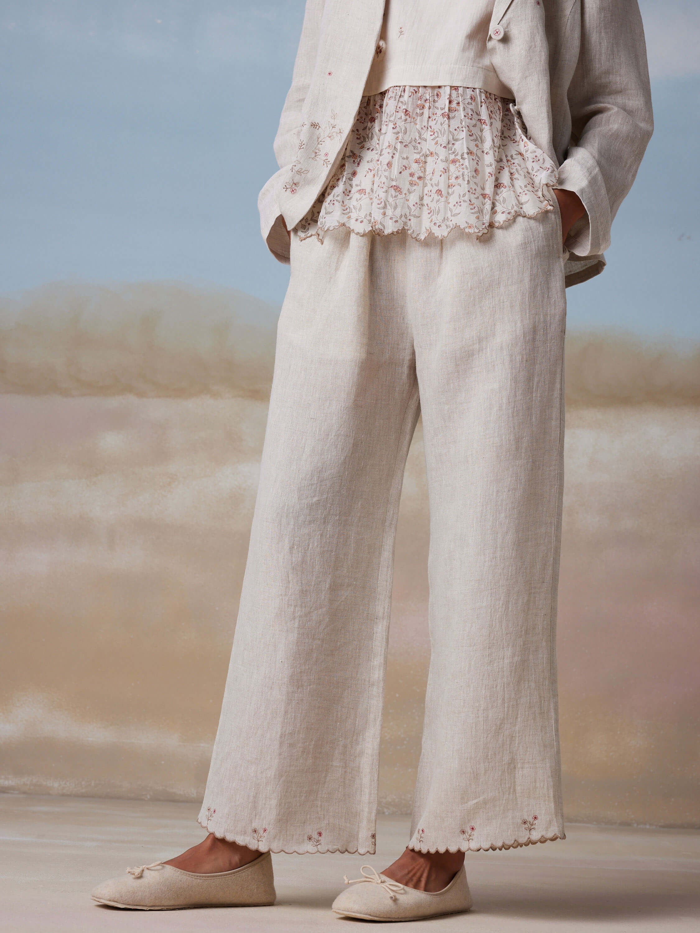 Fondly Yours Linen Pants - Image 2