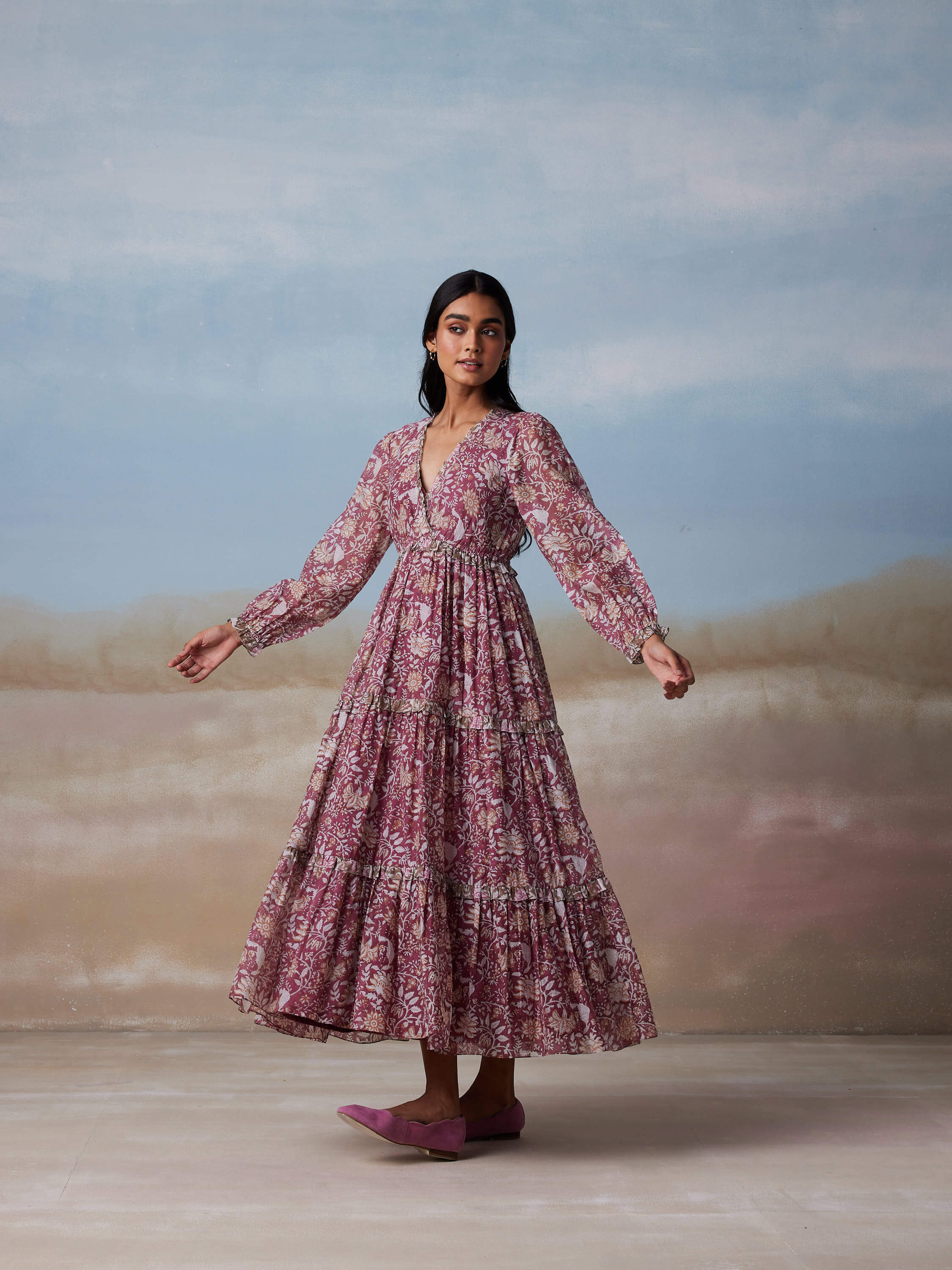Grape Basket Tiered Dress - Image 2
