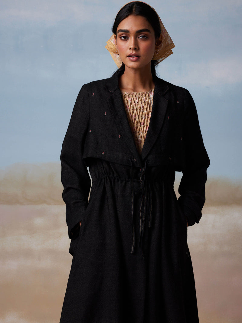 Myna Merino Trench Coat | Lightness of Being | Buna Studio – BunaStudio