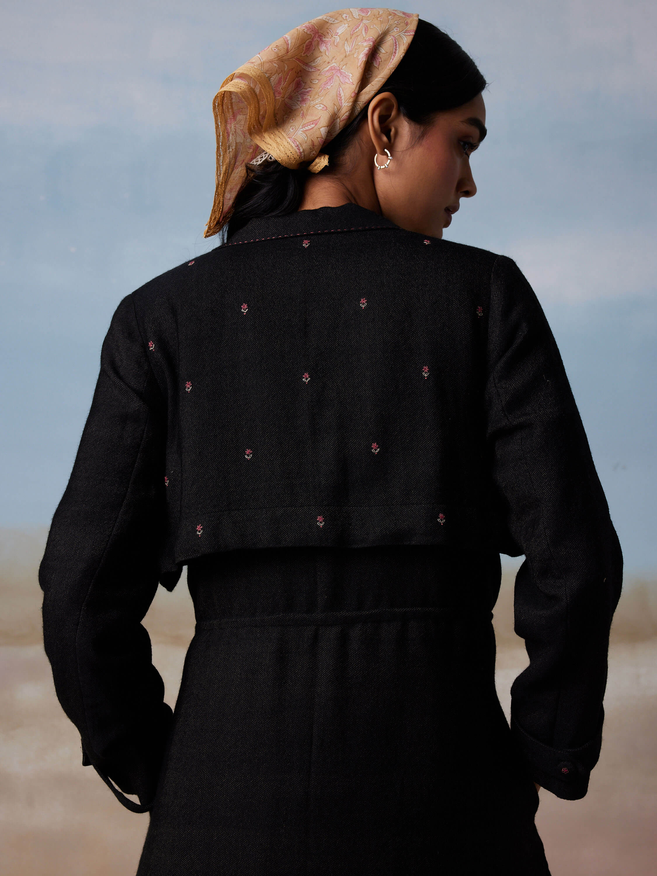 Myna Merino Trench Coat - Image 9