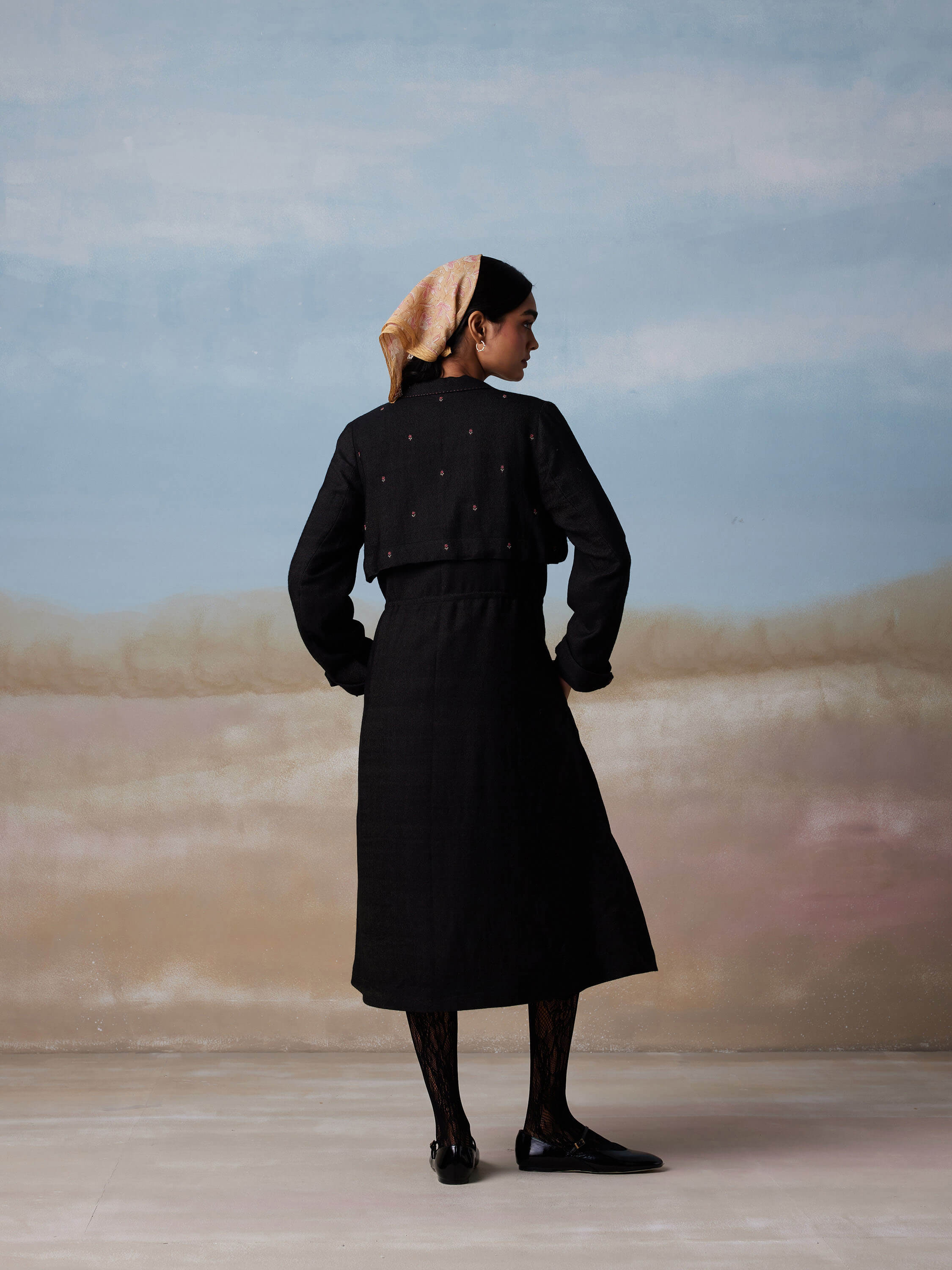 Myna Merino Trench Coat - Image 3