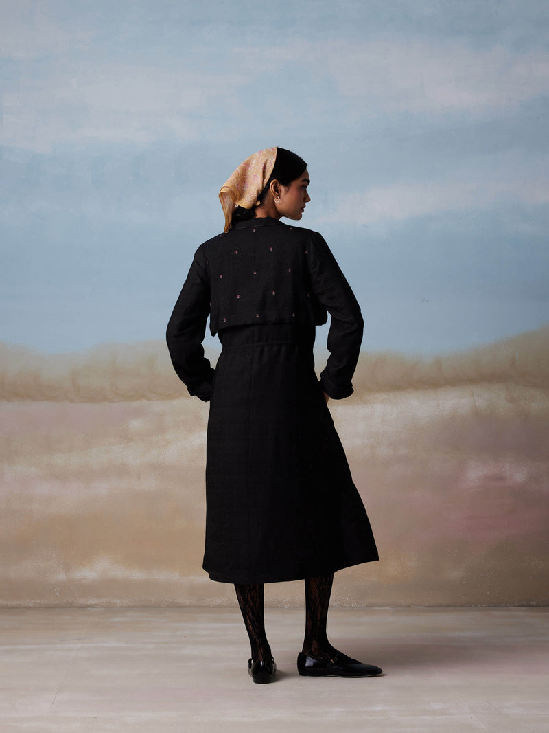 Myna Merino Trench Coat | Lightness of Being | Buna Studio – BunaStudio