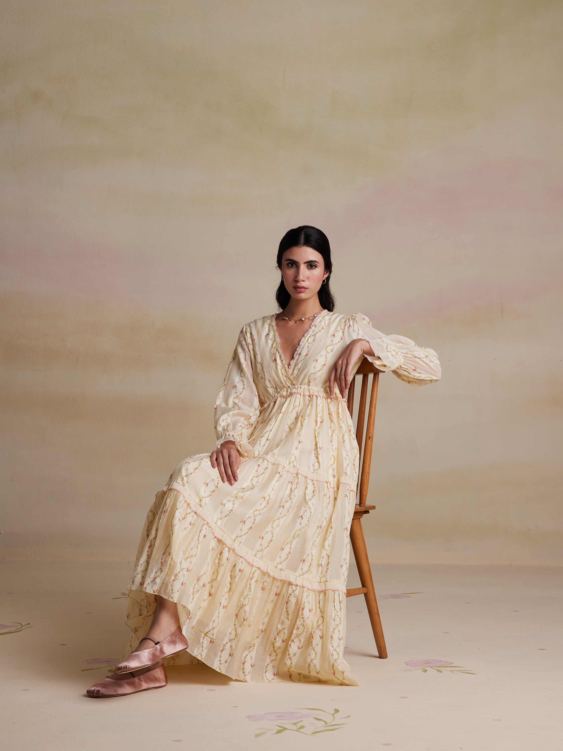 Mythical Blooms Wrap Dress - Image 2