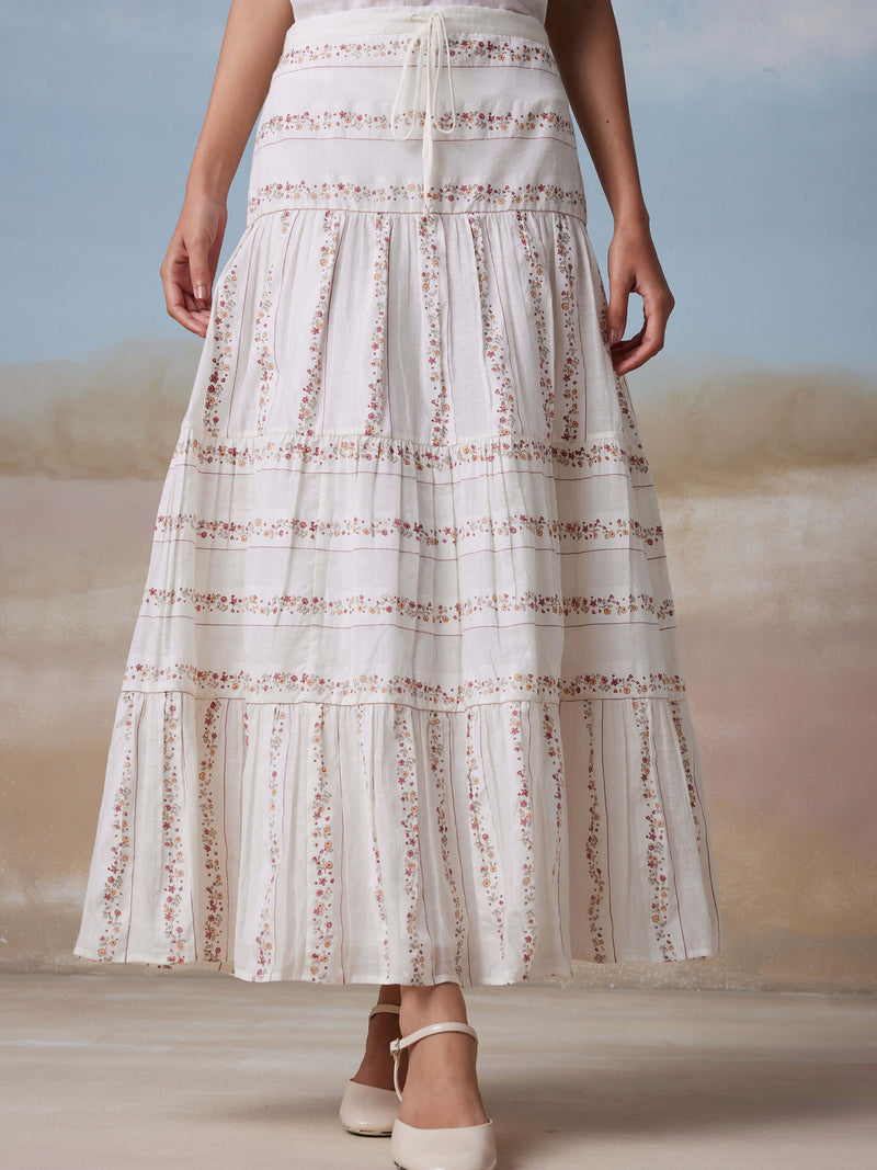 Pastoral Midi Skirt