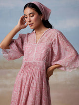 Terracotta Lace Dress