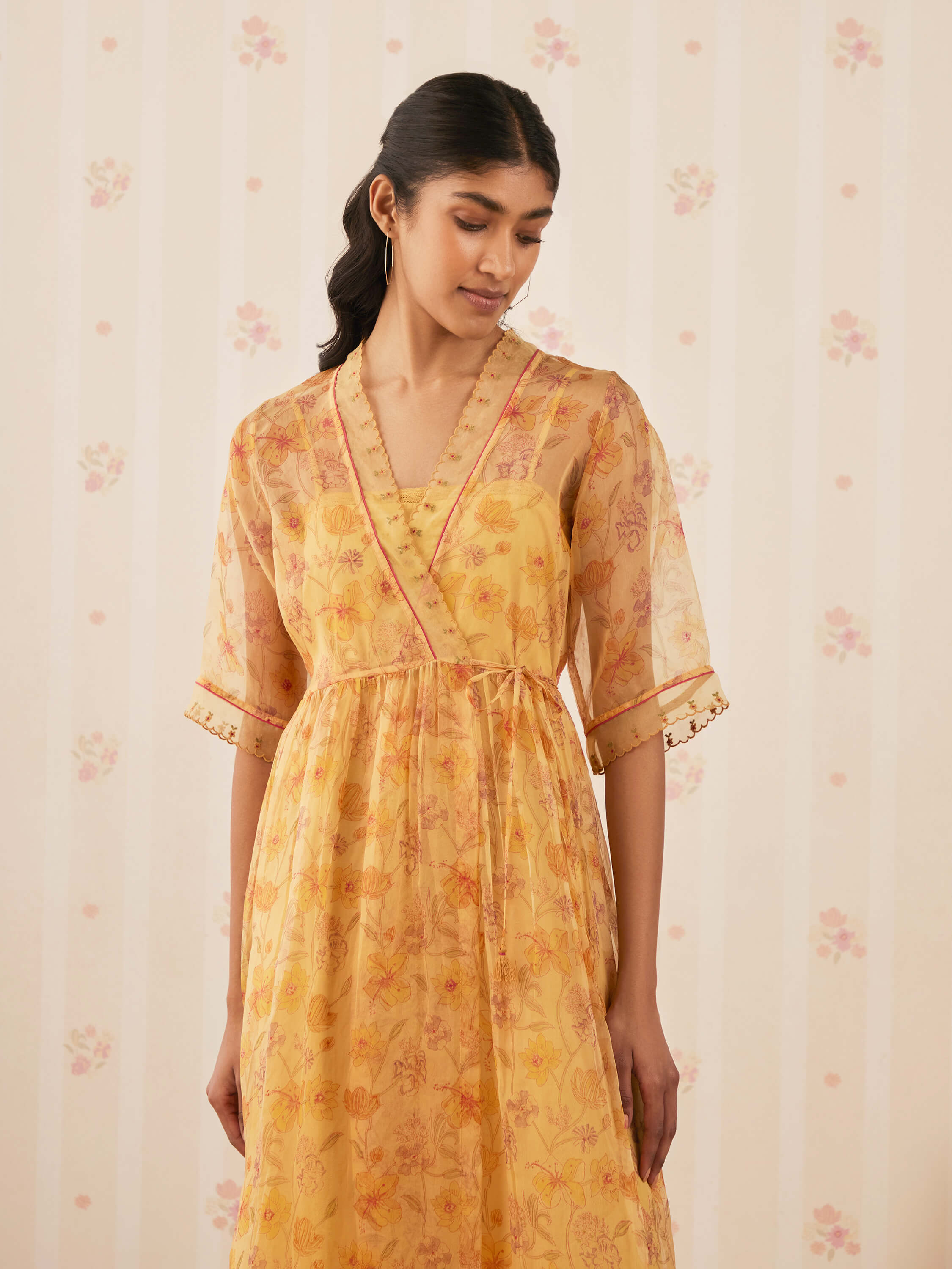 Golden Hour Wrap Dress - Image 6
