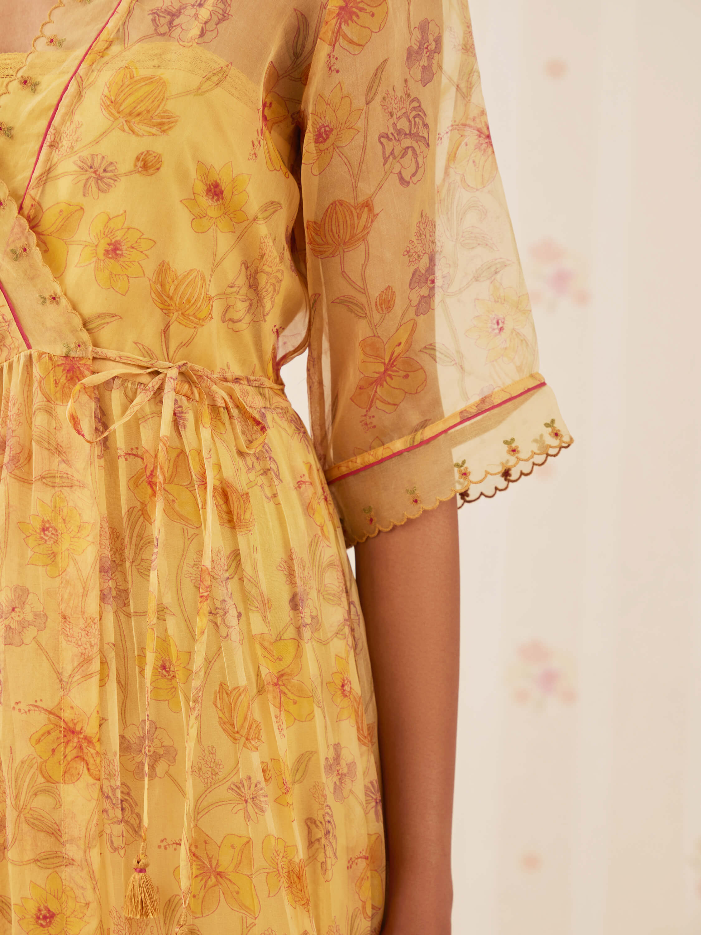 Golden Hour Wrap Dress - Image 7