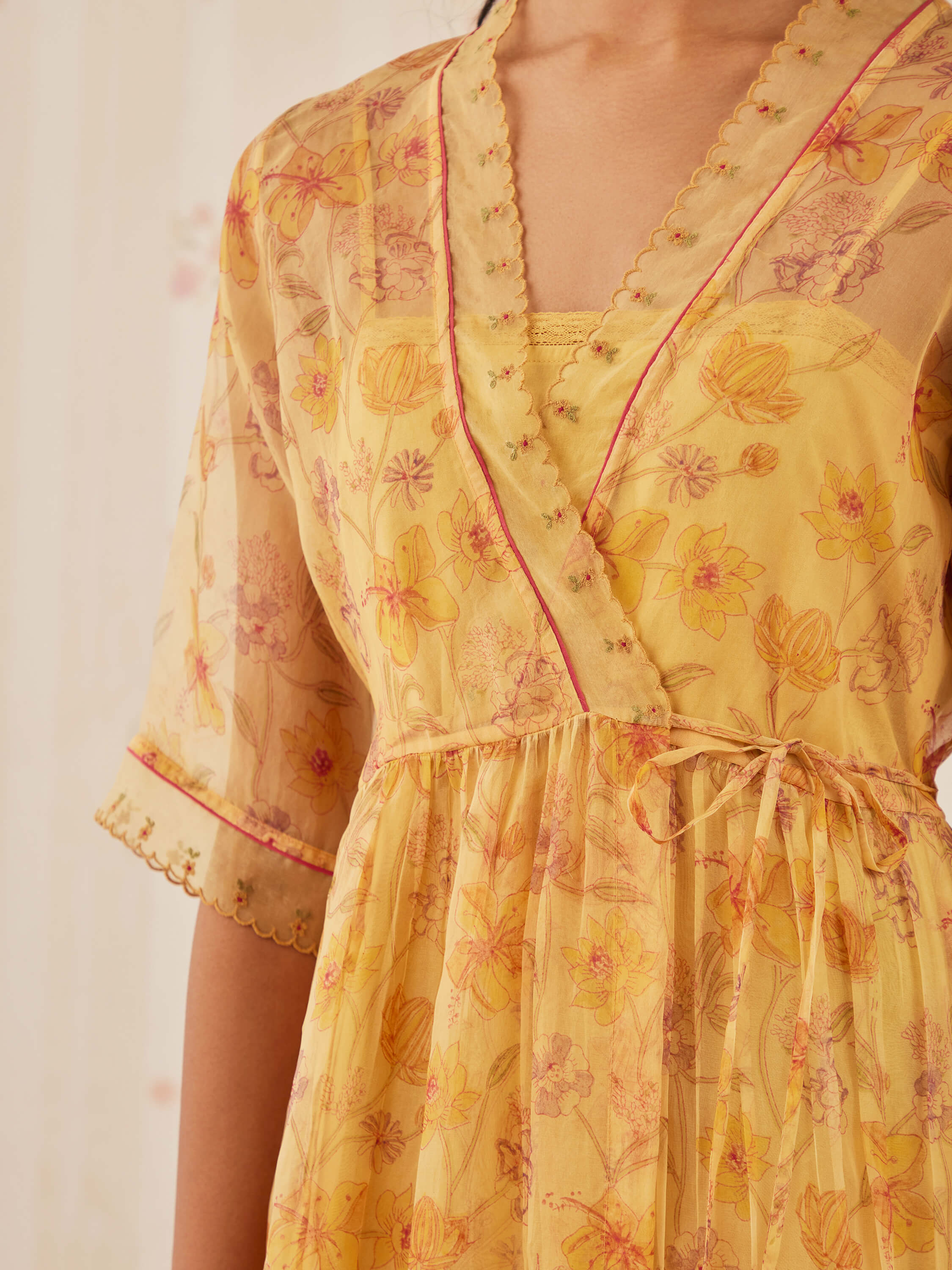 Golden Hour Wrap Dress - Image 8