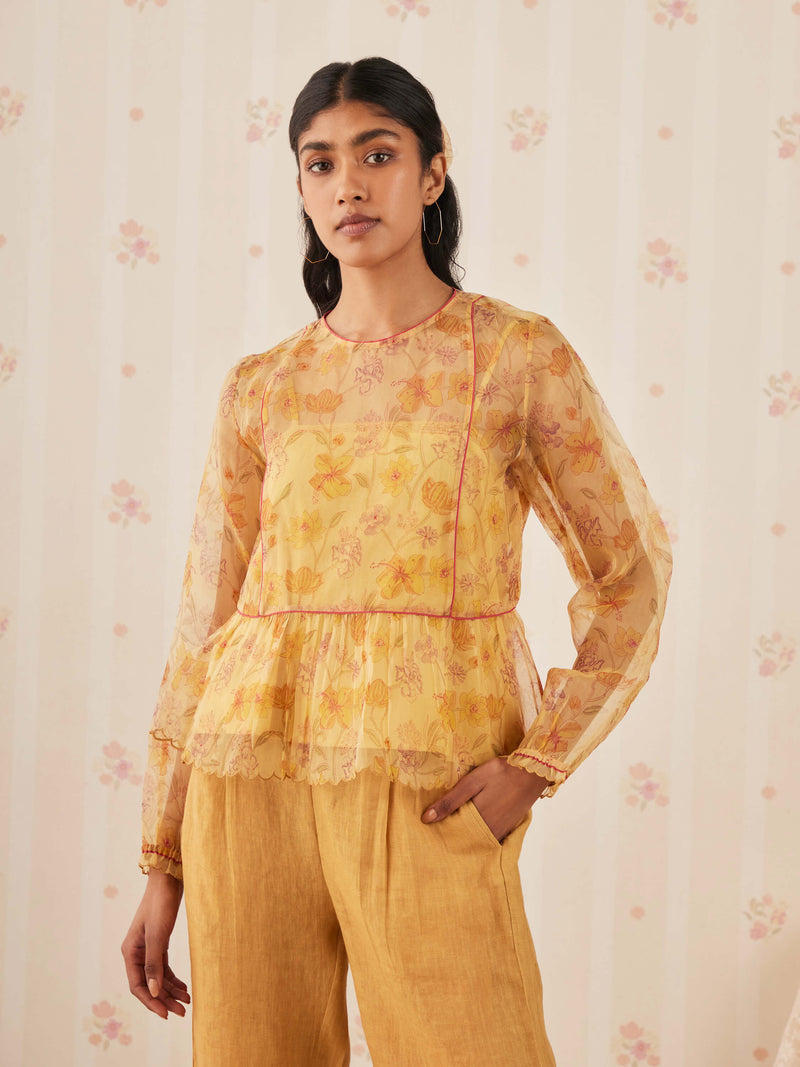 Sunshine Organza Blouse