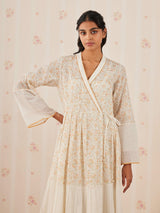 Peaceful Mornings Wrap Dress