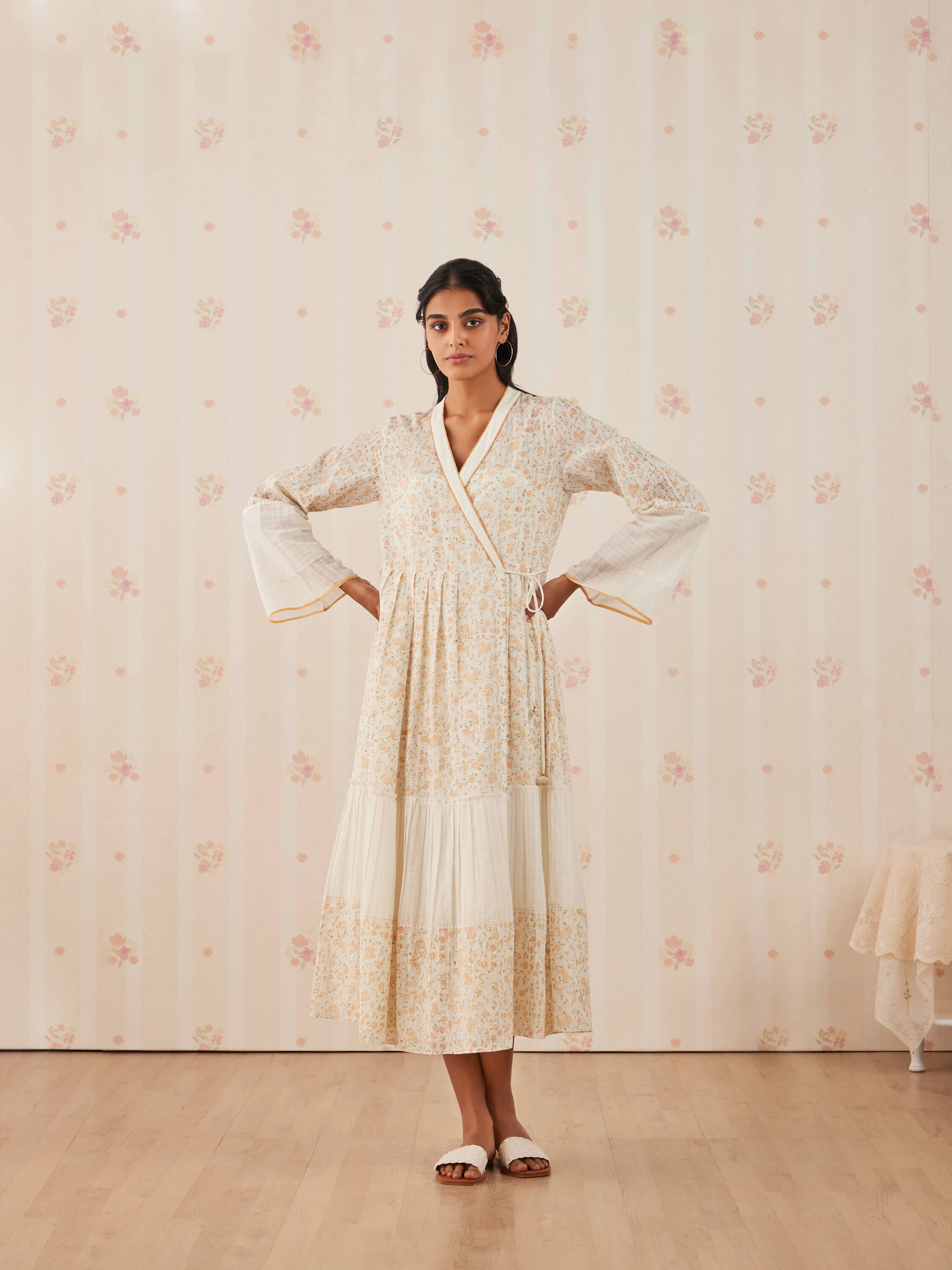 Peaceful Mornings Wrap Dress - Image 2