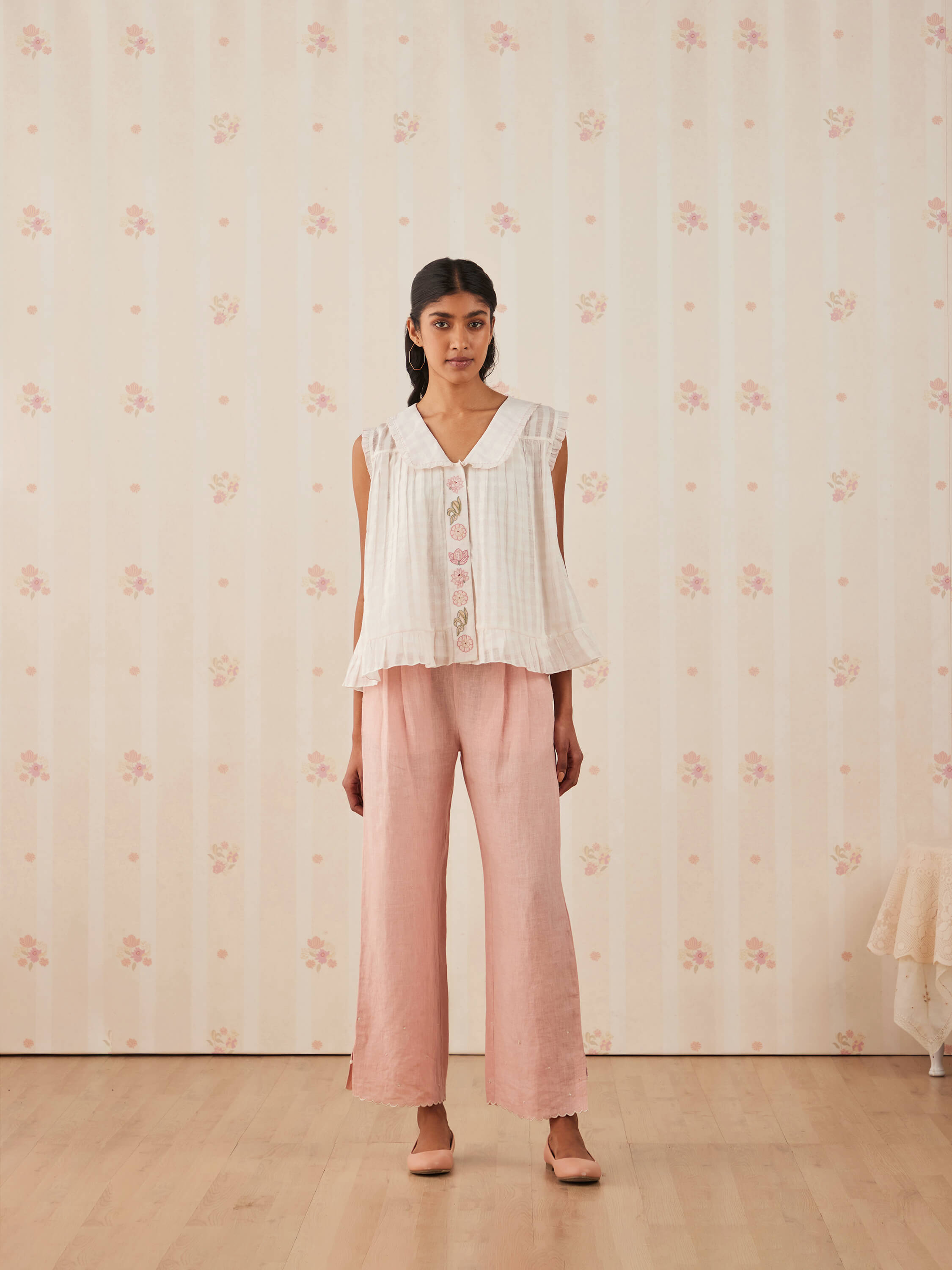 Chalk Pink Petal Blouse - Image 5