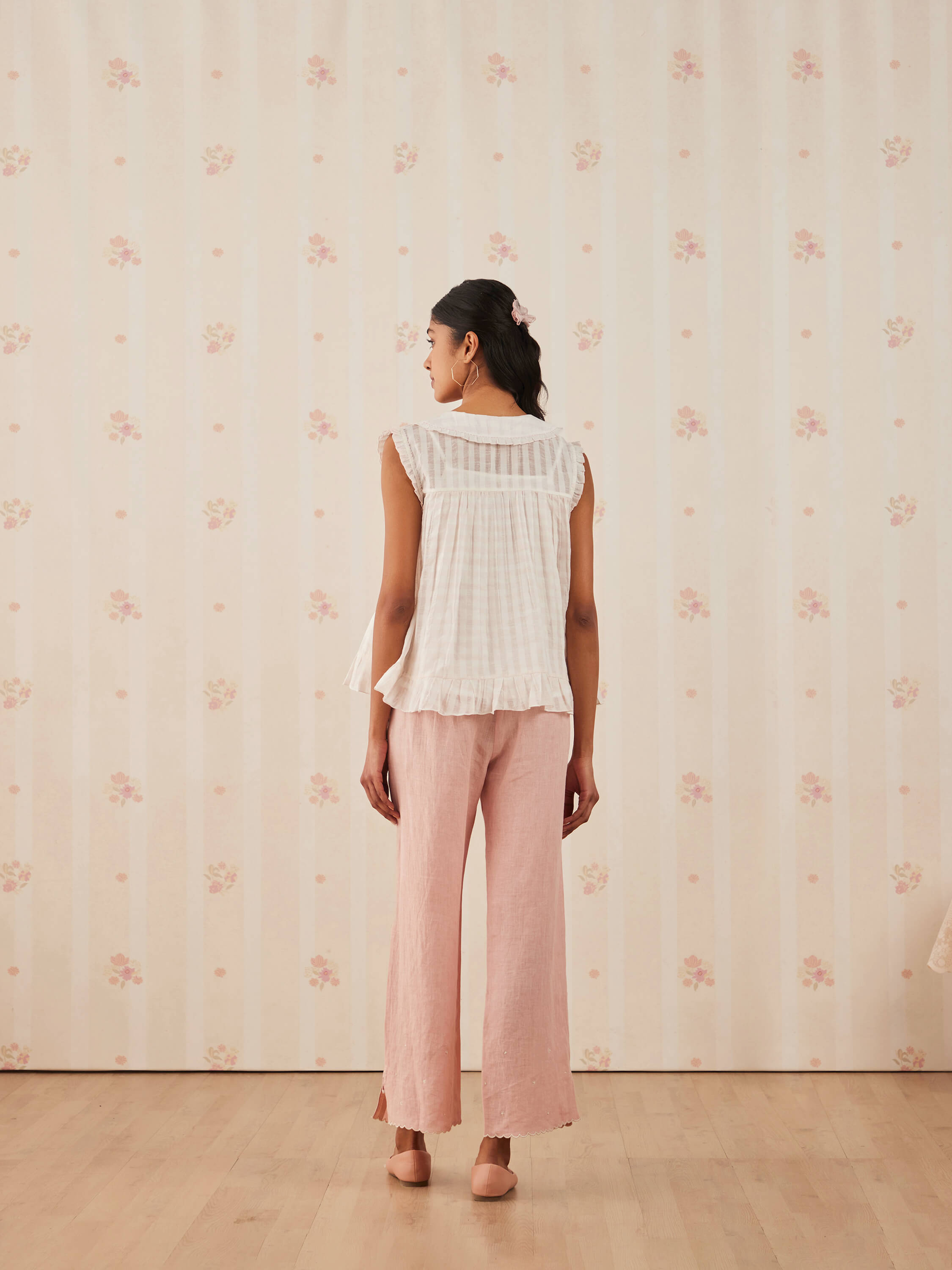Chalk Pink Petal Blouse - Image 4