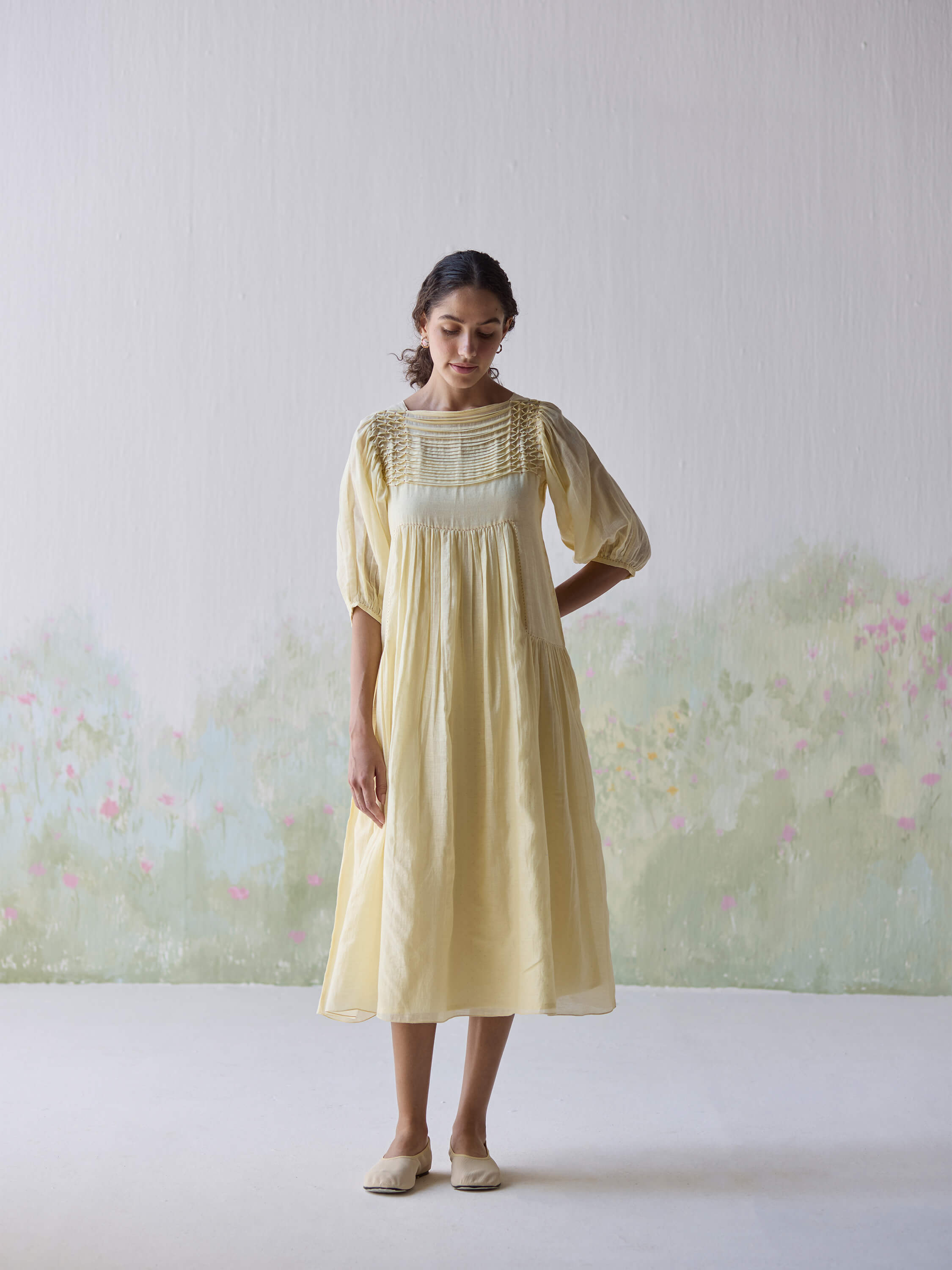 Flow Pleat Dress - Image 7