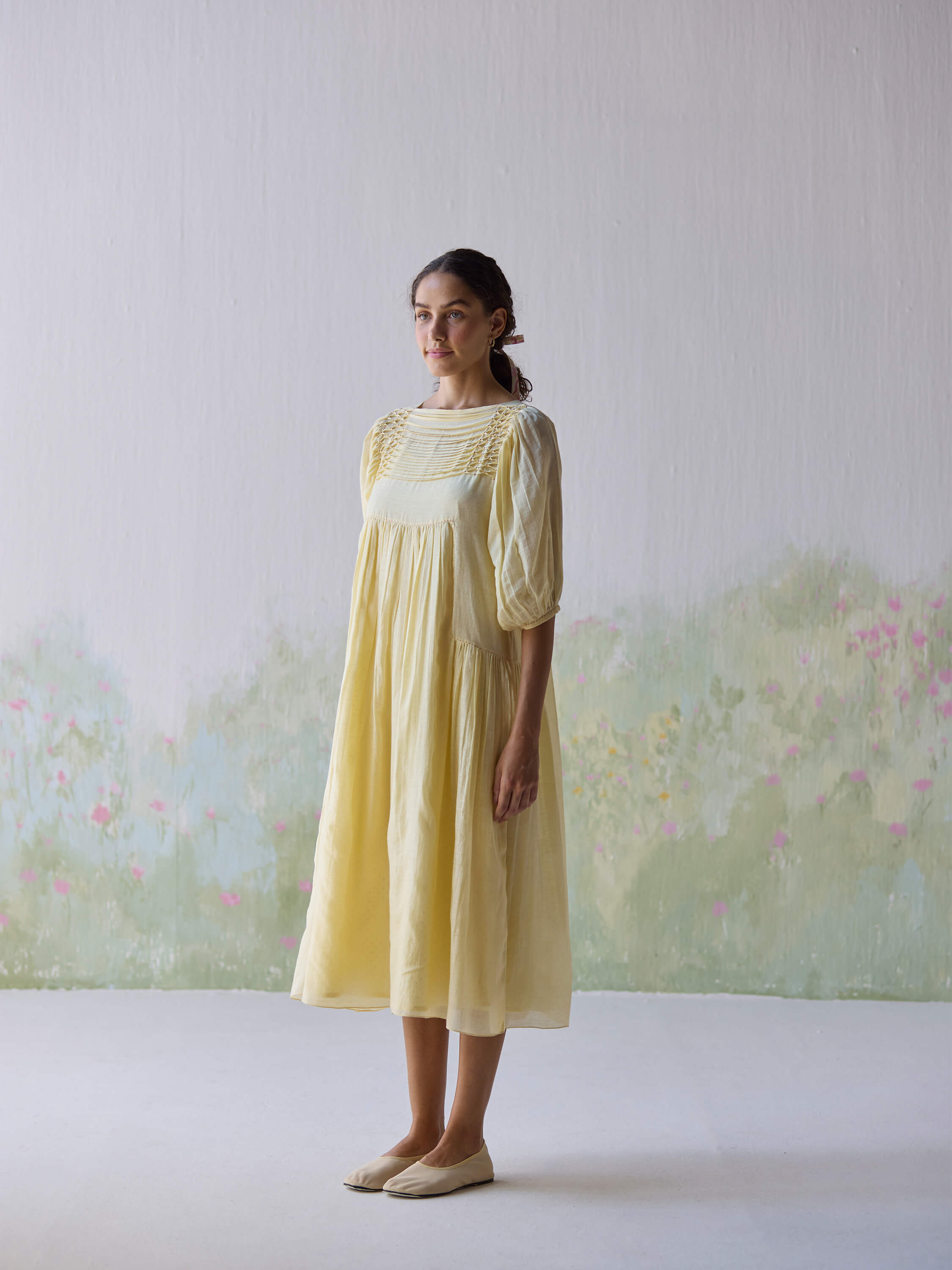 Flow Pleat Dress - Image 3
