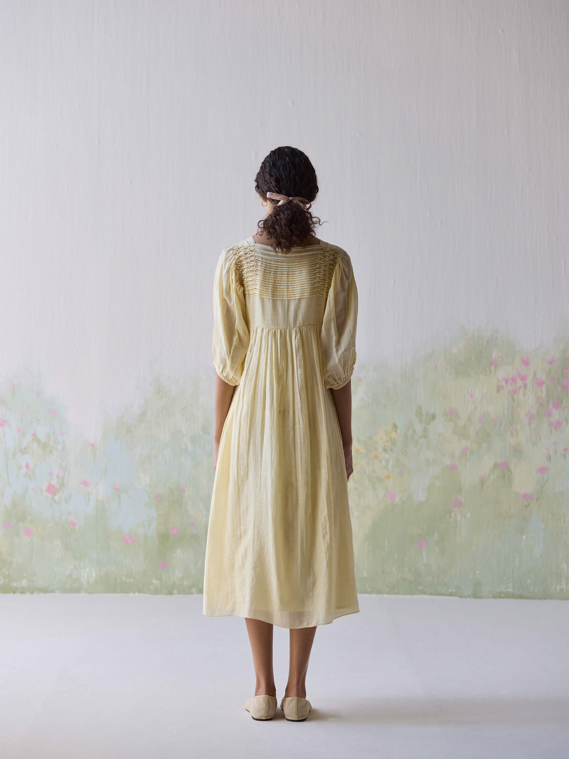 Flow Pleat Dress - Image 4
