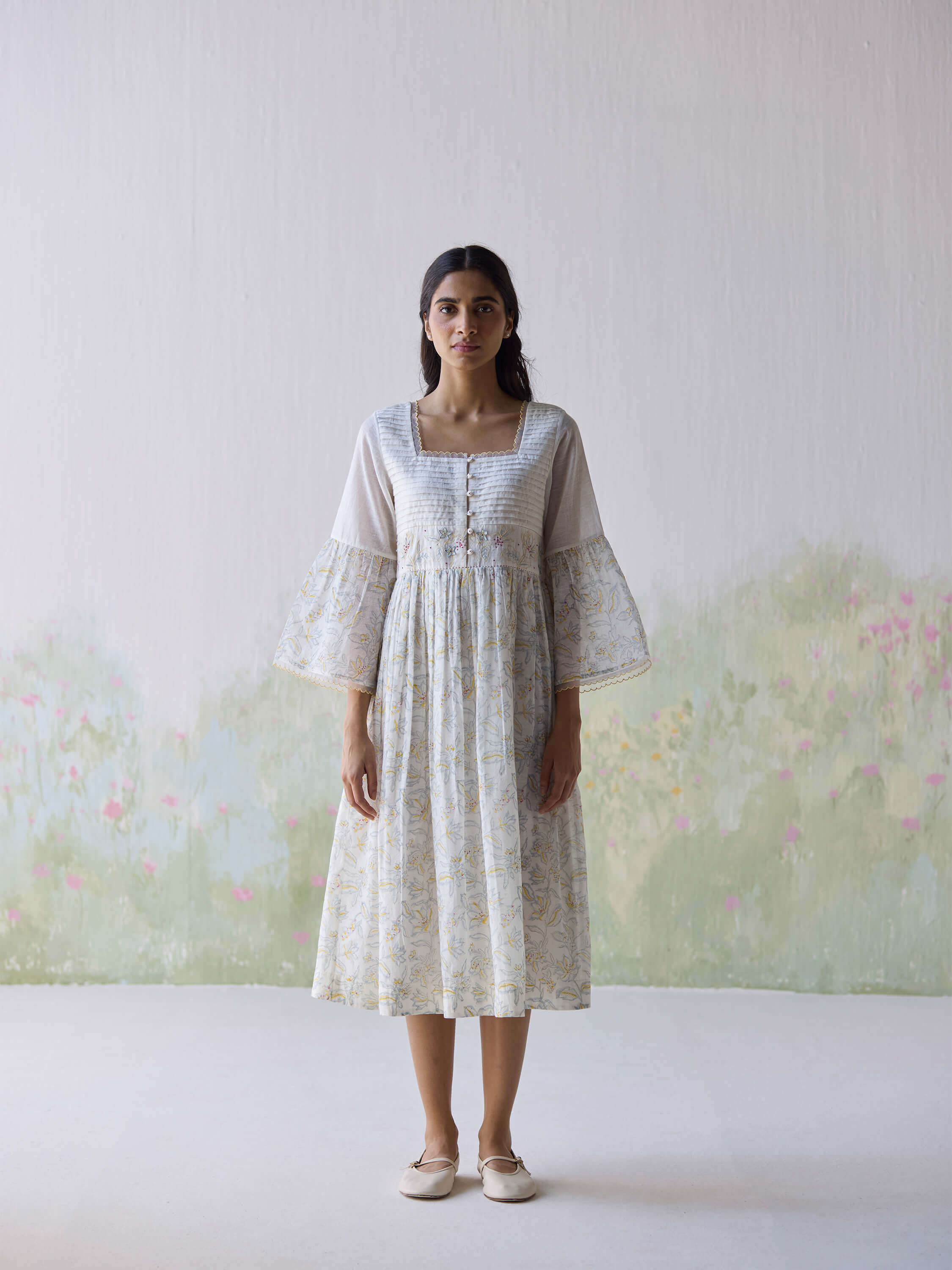 Matilda Pleat Dress - Image 3