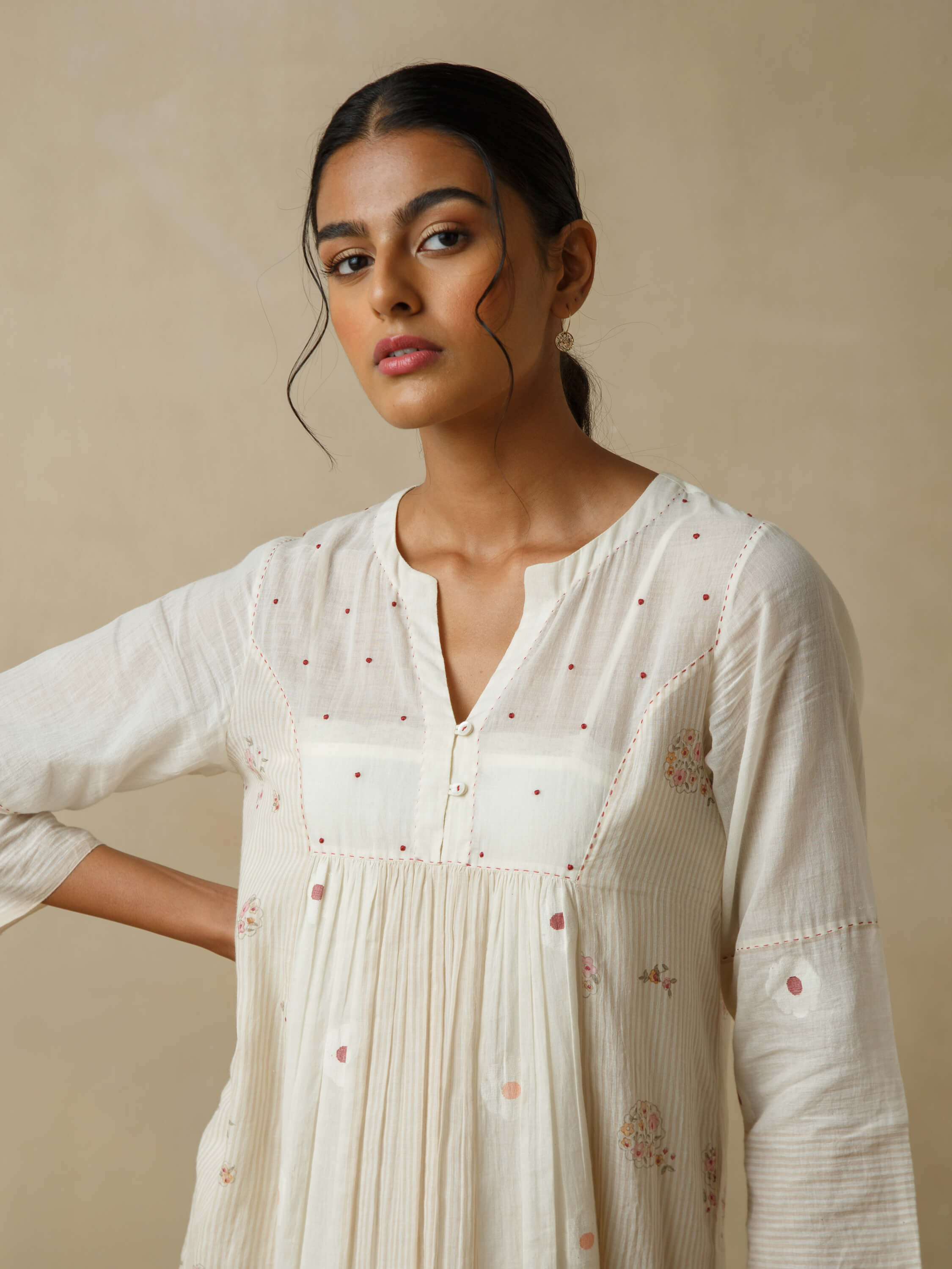 Chalk Flower Dress - Image 7