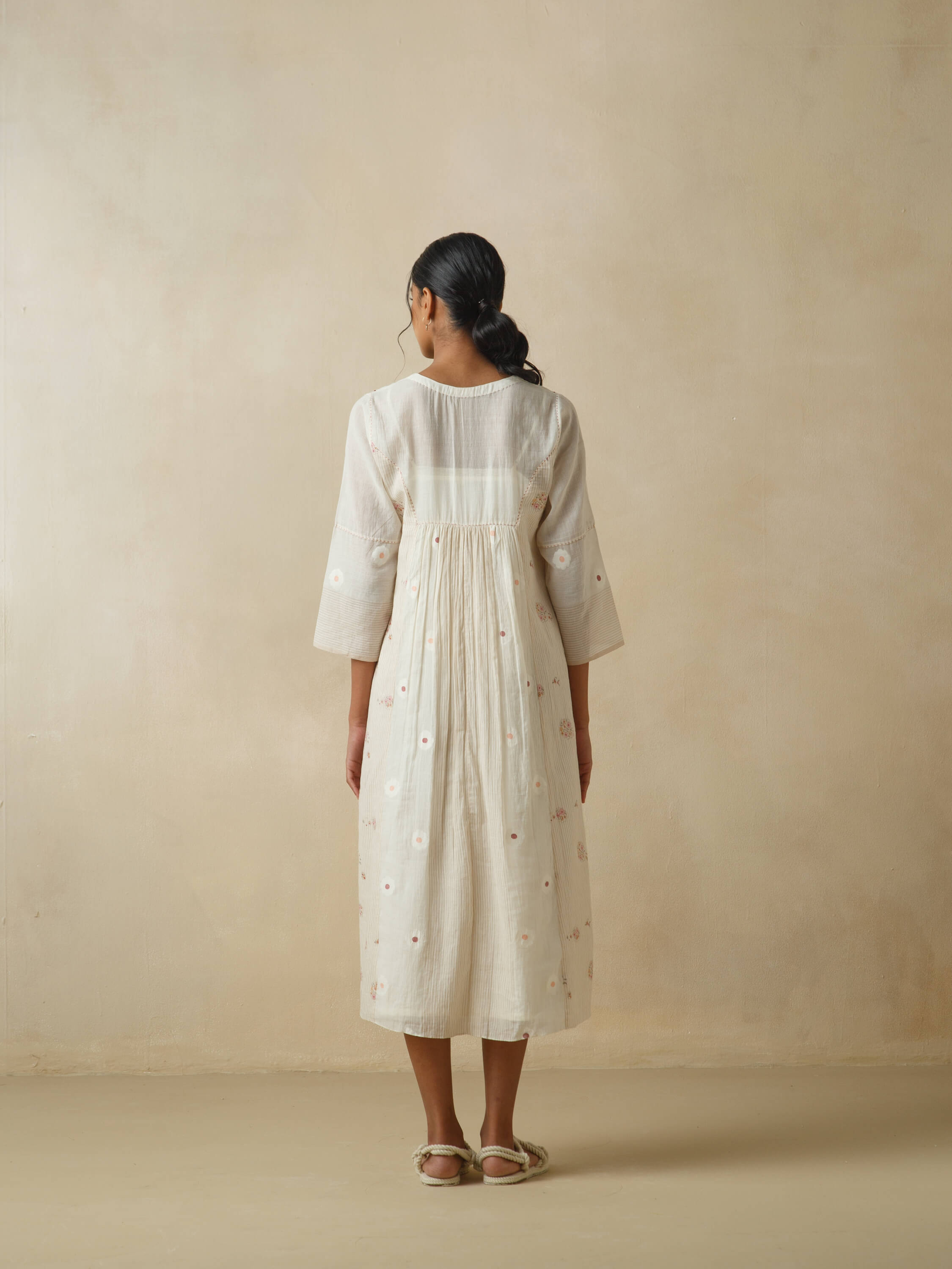 Chalk Flower Dress - Image 6