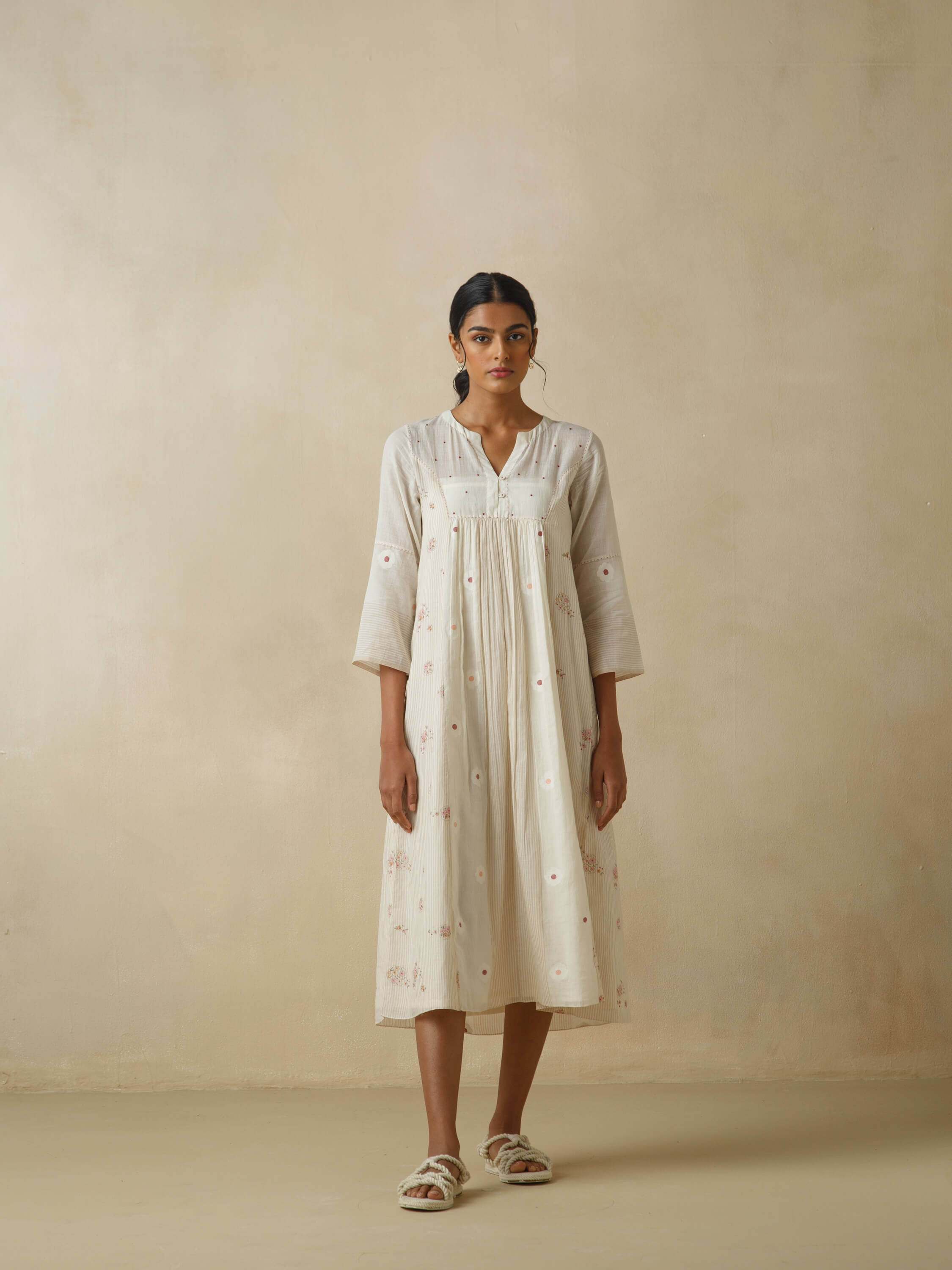 Chalk Flower Dress - Image 2