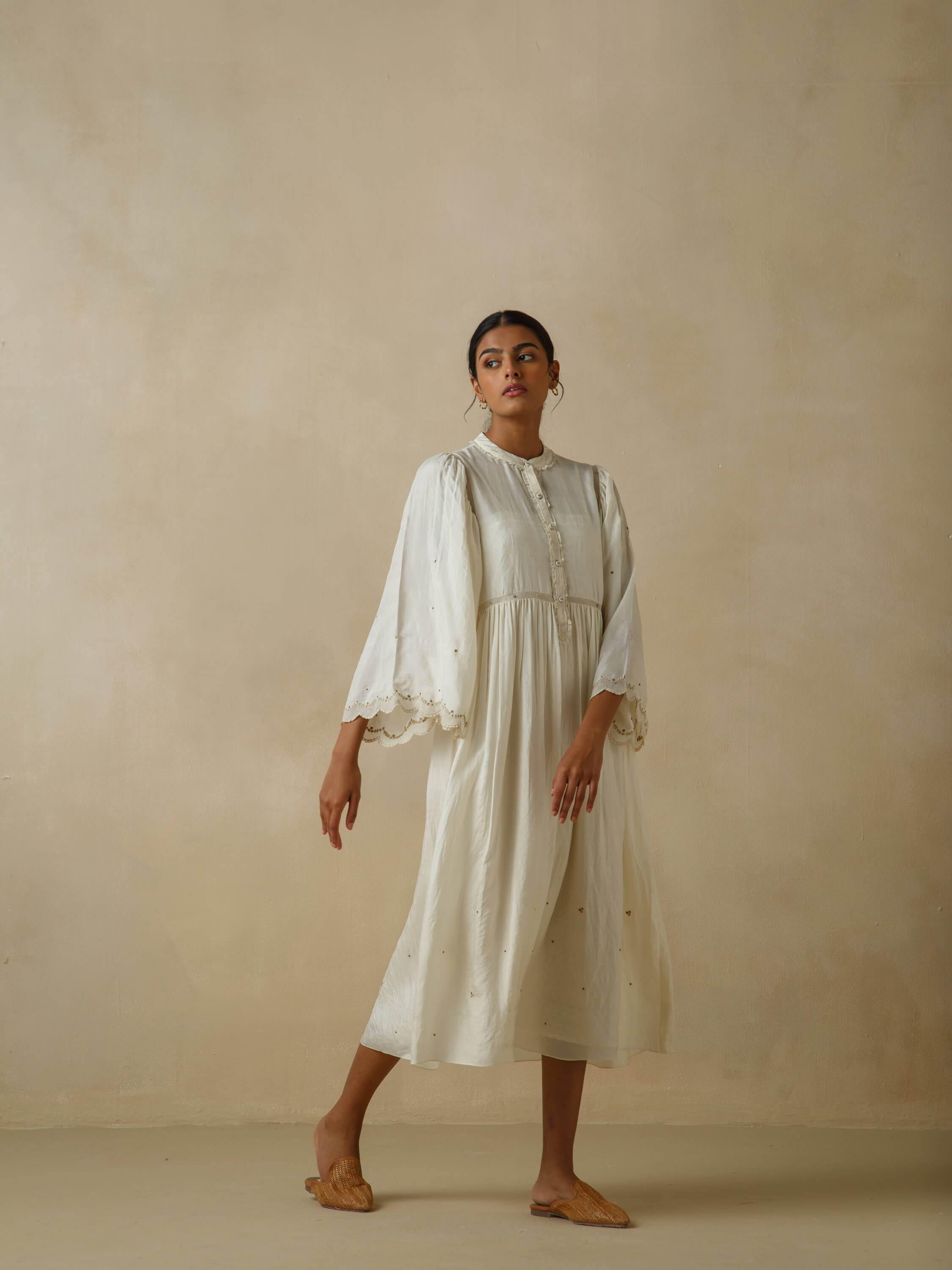 Cloud Dancer Silk Dress - Image 4