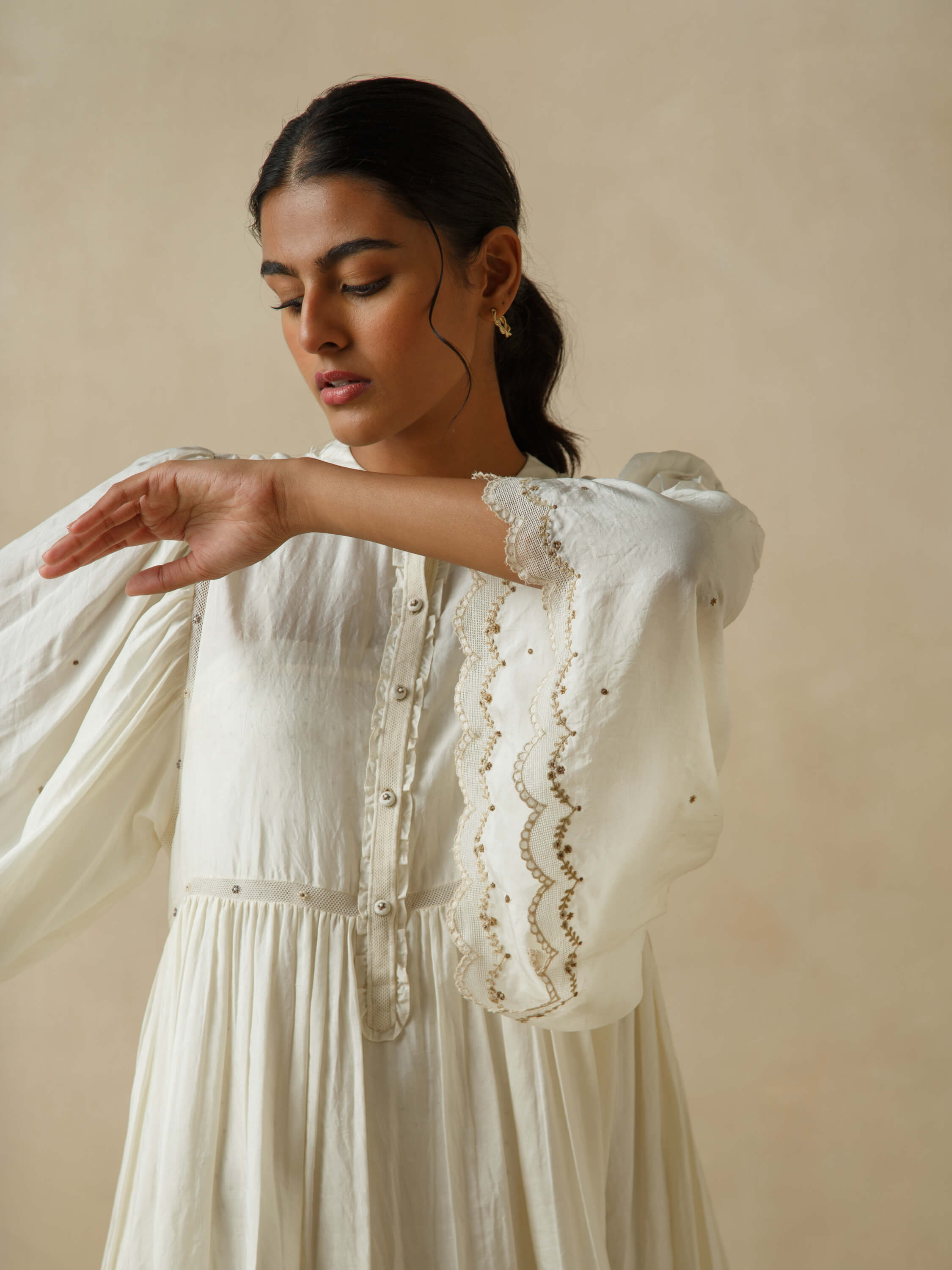 Cloud Dancer Silk Dress - Image 6