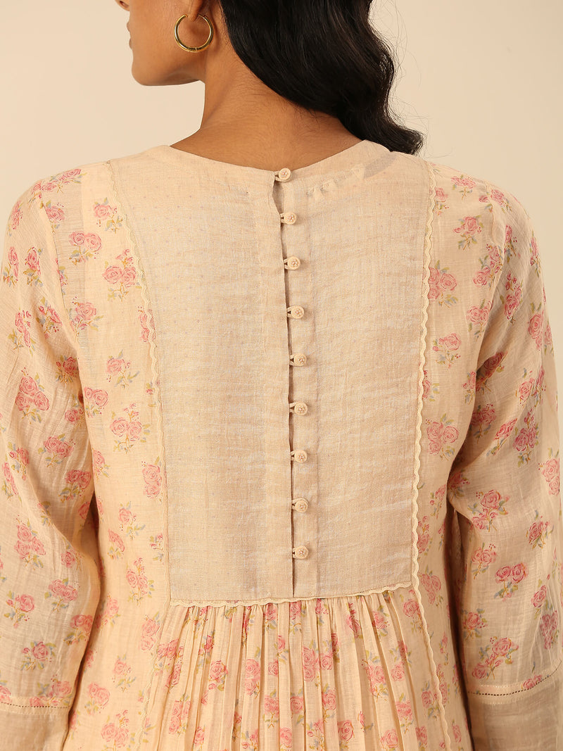Cottage Core Rose Dress