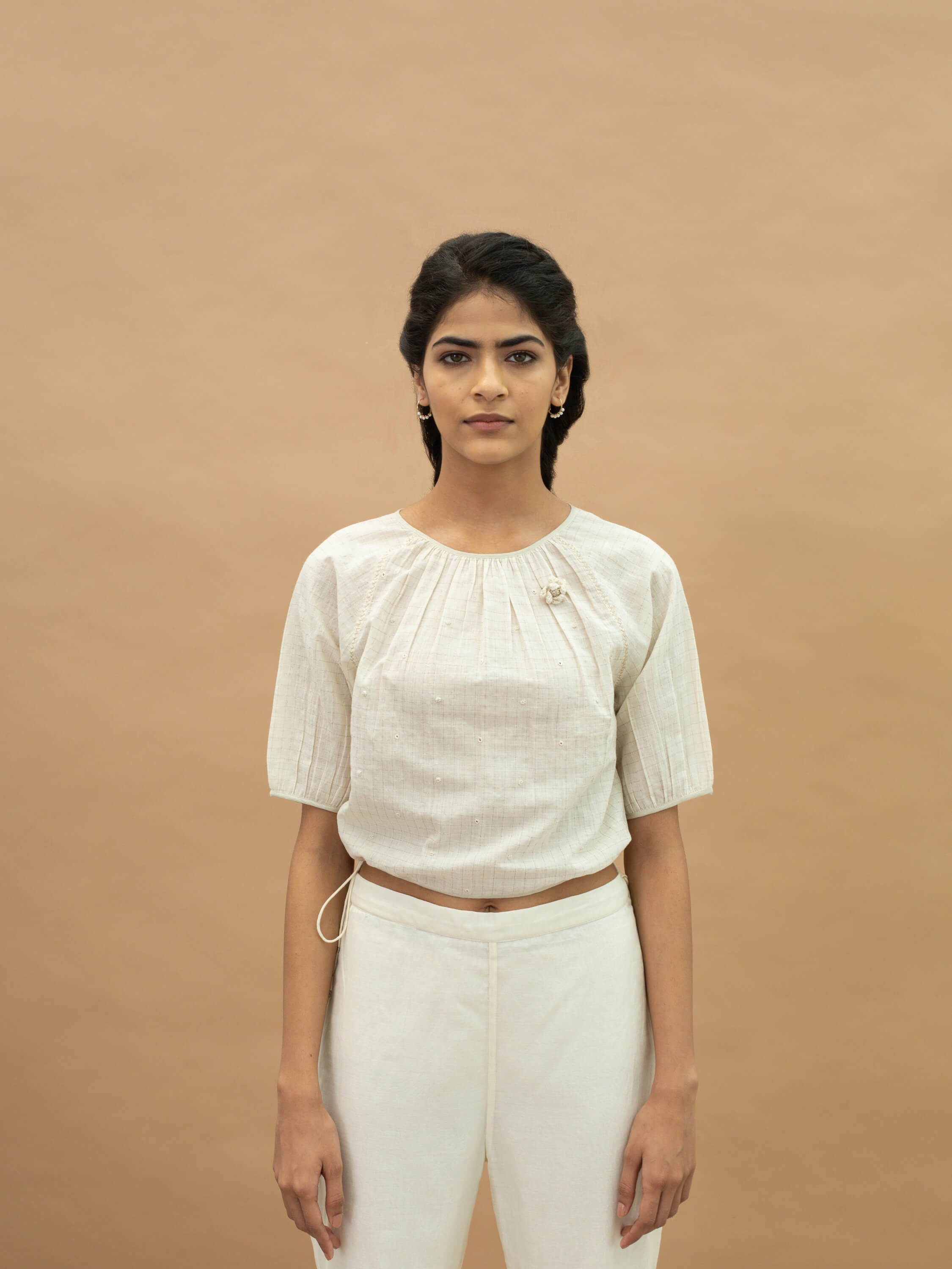 Floating Eyelets Top - BunaStudio