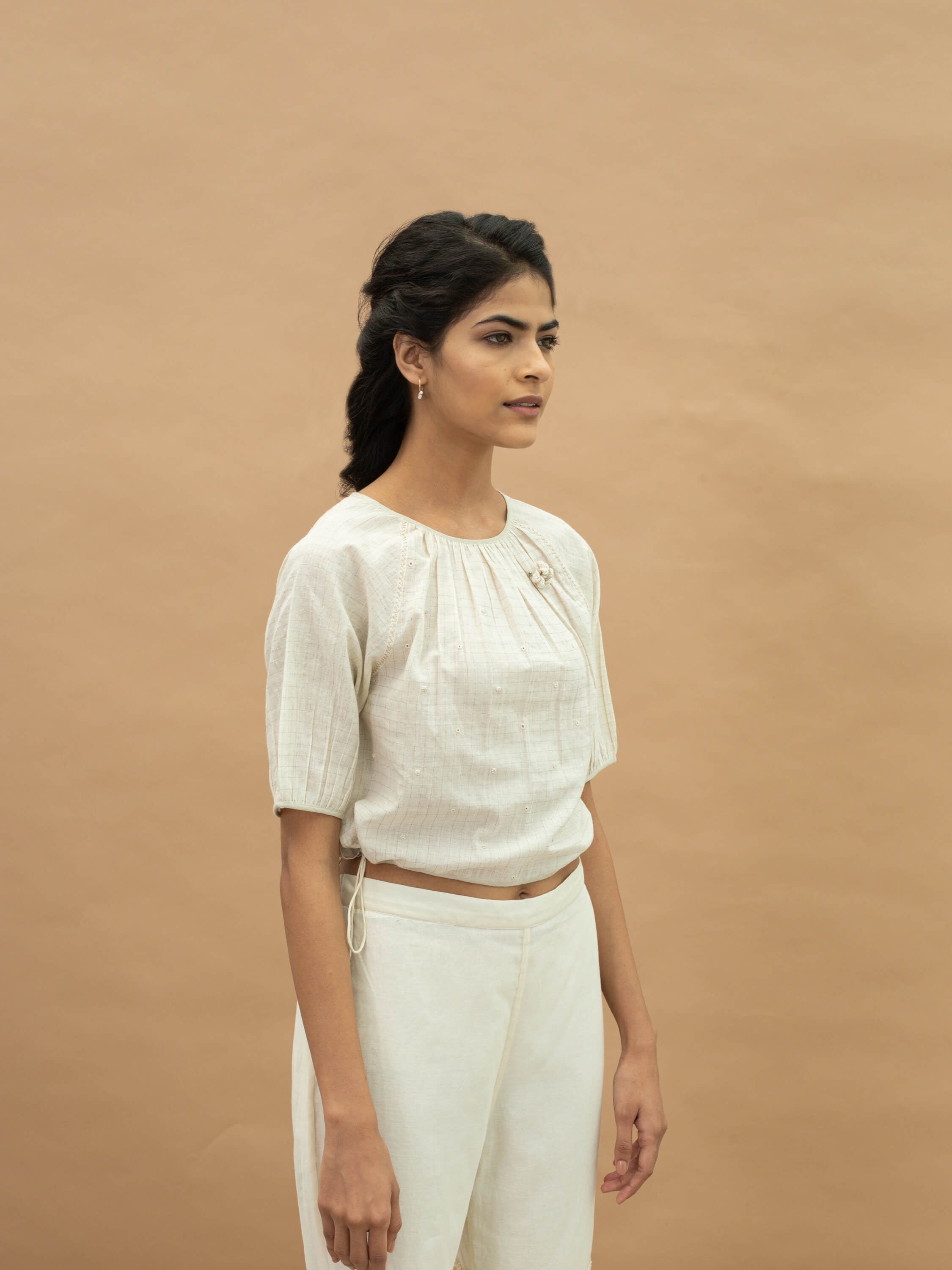 Floating Eyelets Top - BunaStudio