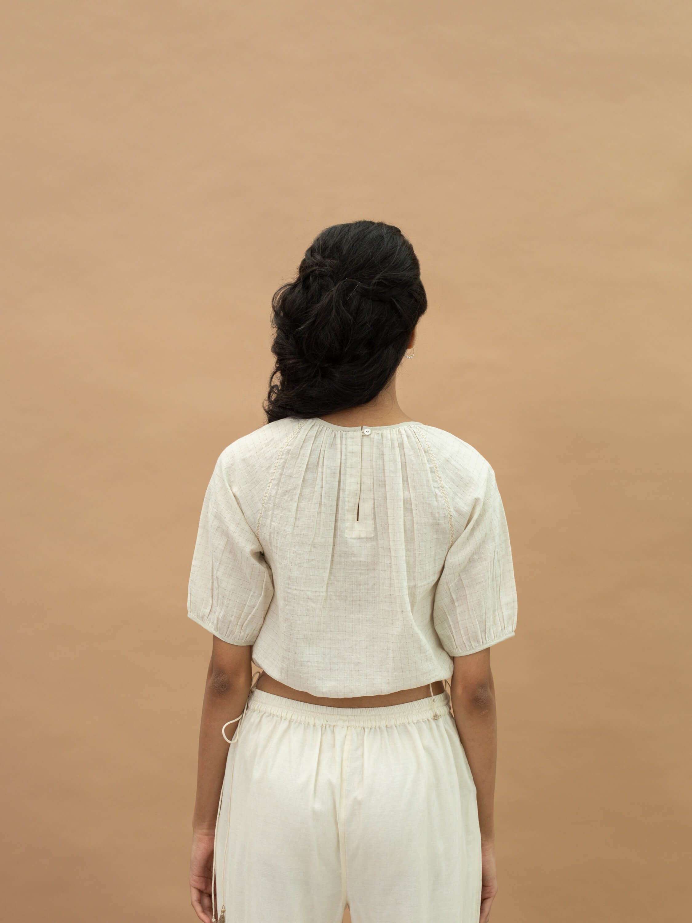 Floating Eyelets Top - BunaStudio