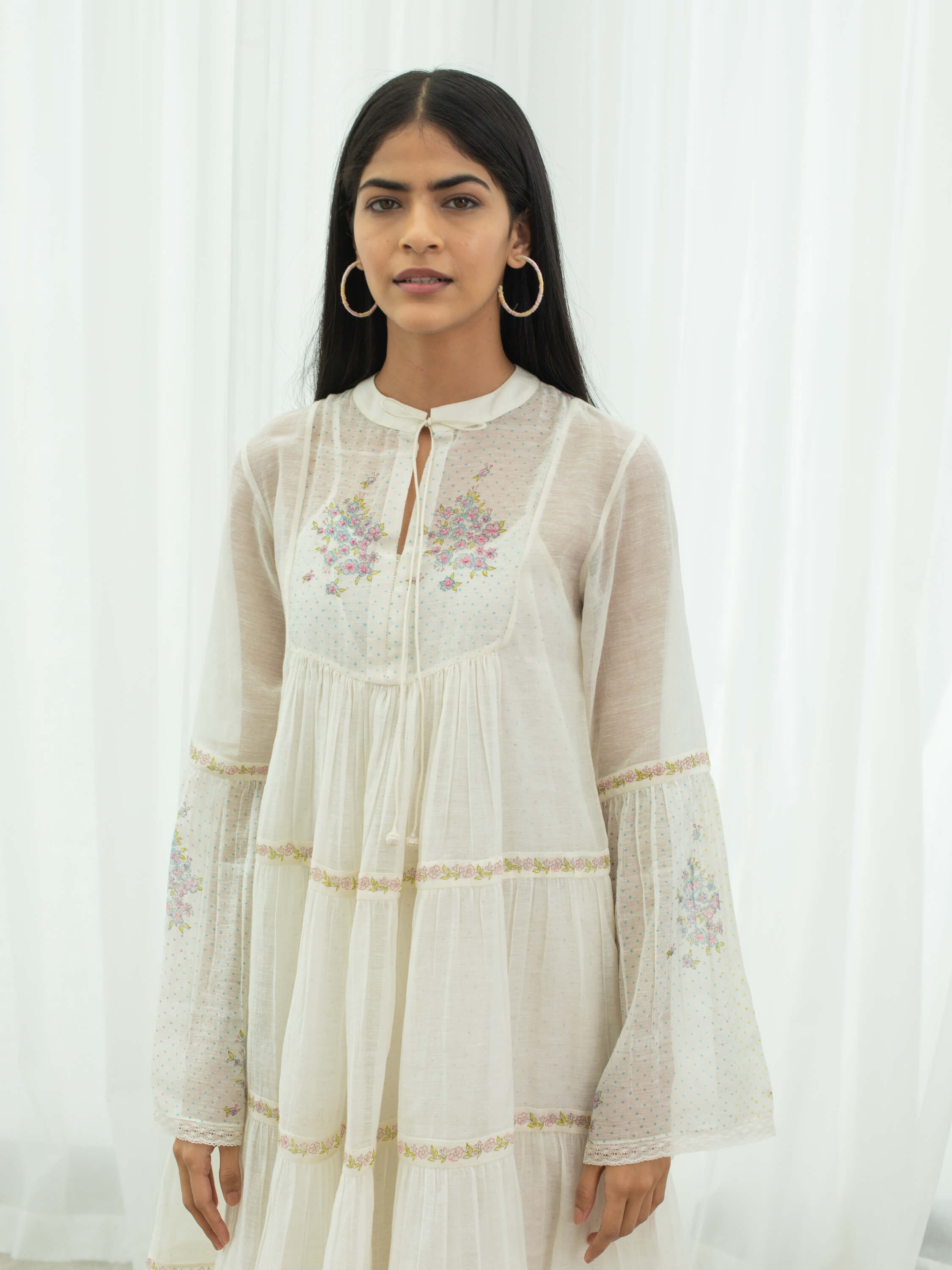 Forest Fern Tier Dress - BunaStudio
