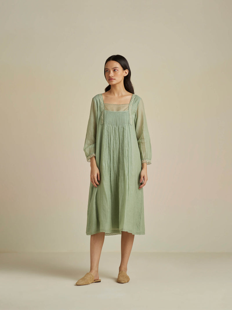 Forest Sap Tunic Dress - BunaStudio