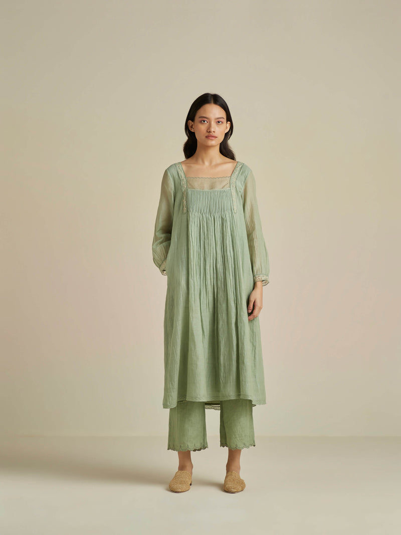 Forest Sap Tunic Dress - BunaStudio