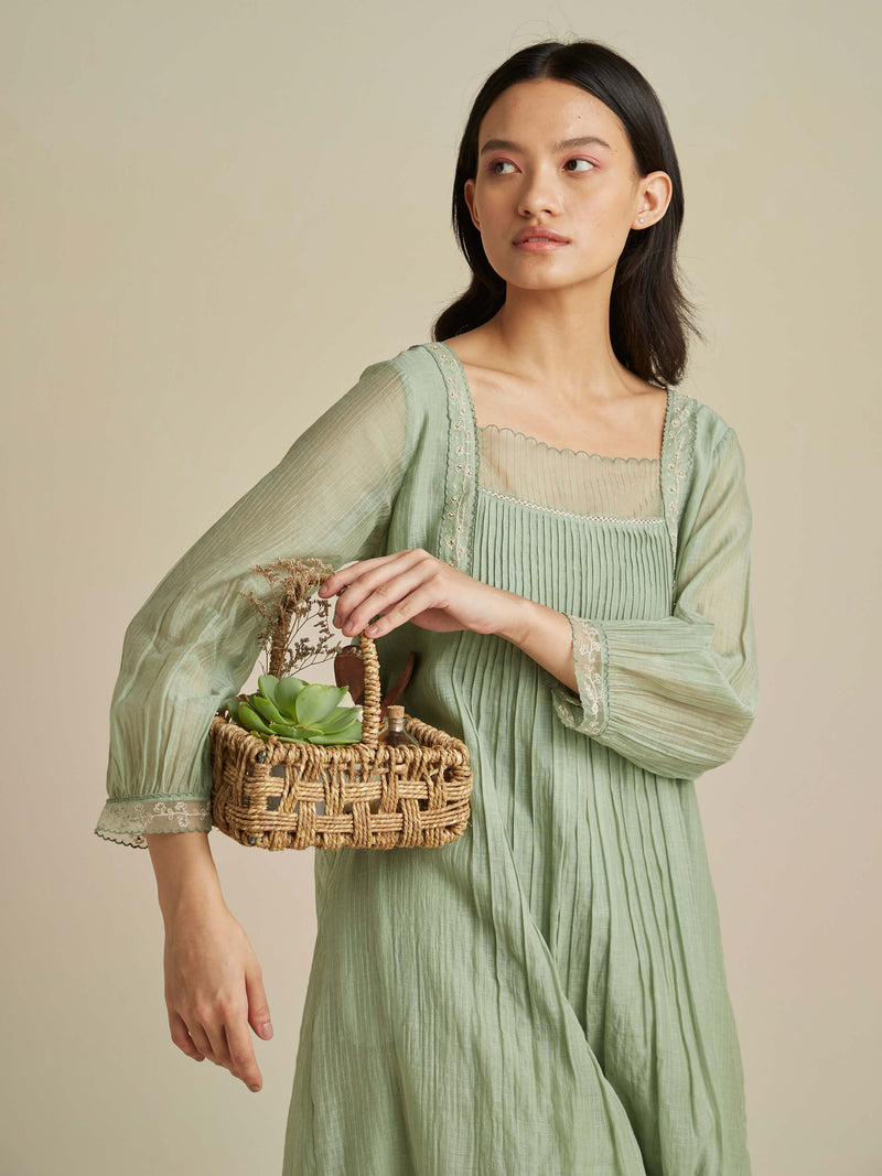 Forest Sap Tunic Dress - BunaStudio