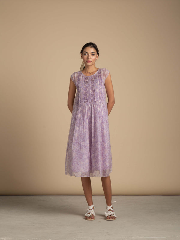 Lavender Lane Smock Dress - BunaStudio