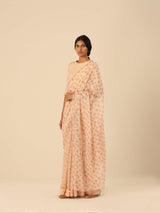 Peaches and Plums Saree