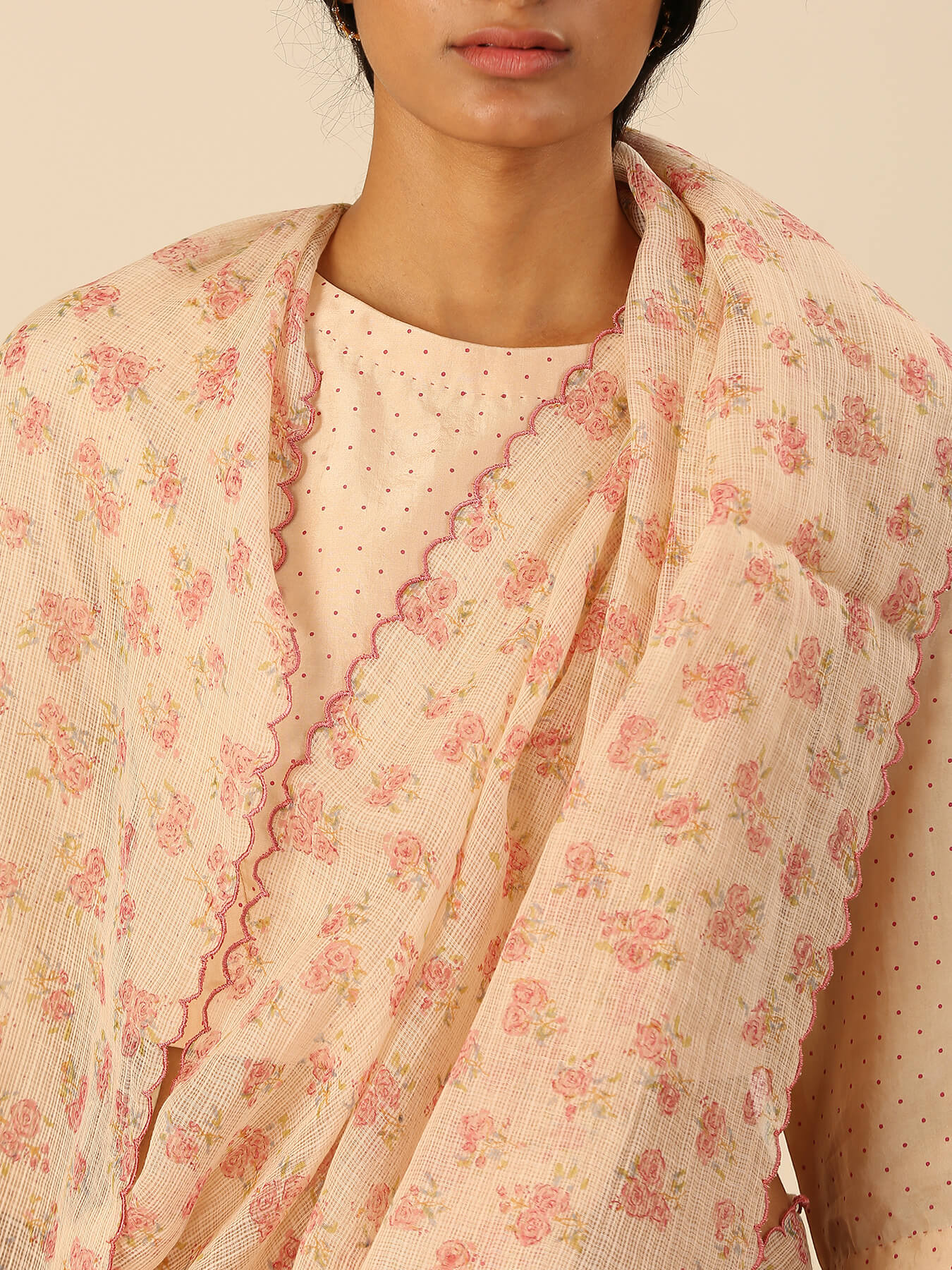 Peaches And Plums Saree - Image 8