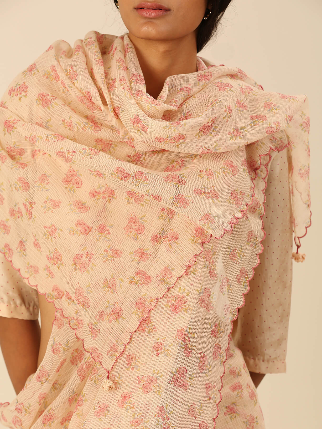 Peaches And Plums Saree - Image 7