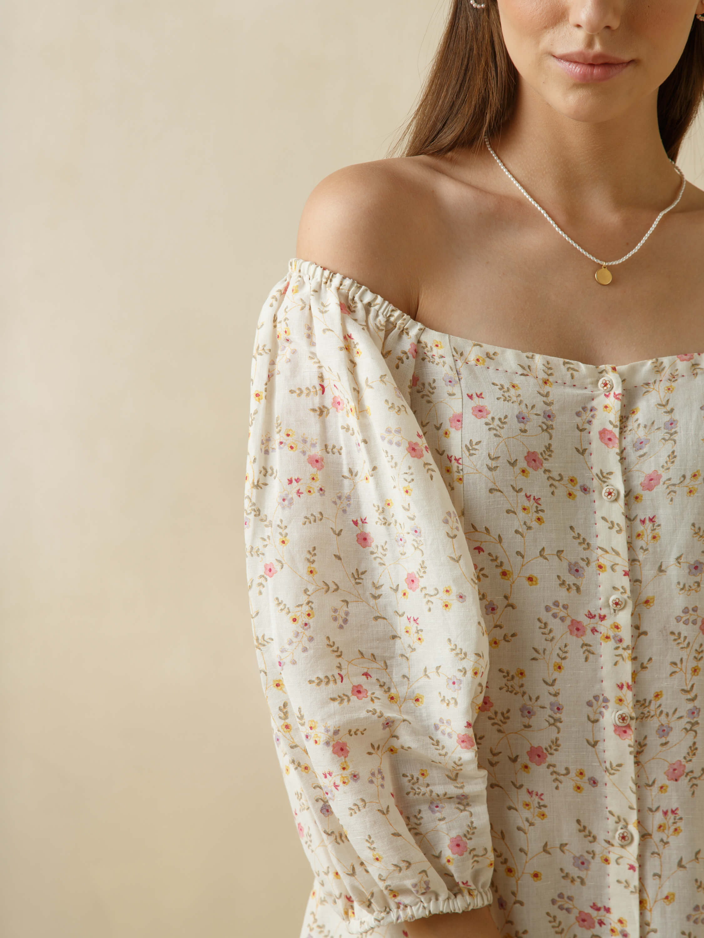 Periwinkle Linen Dress - Image 7