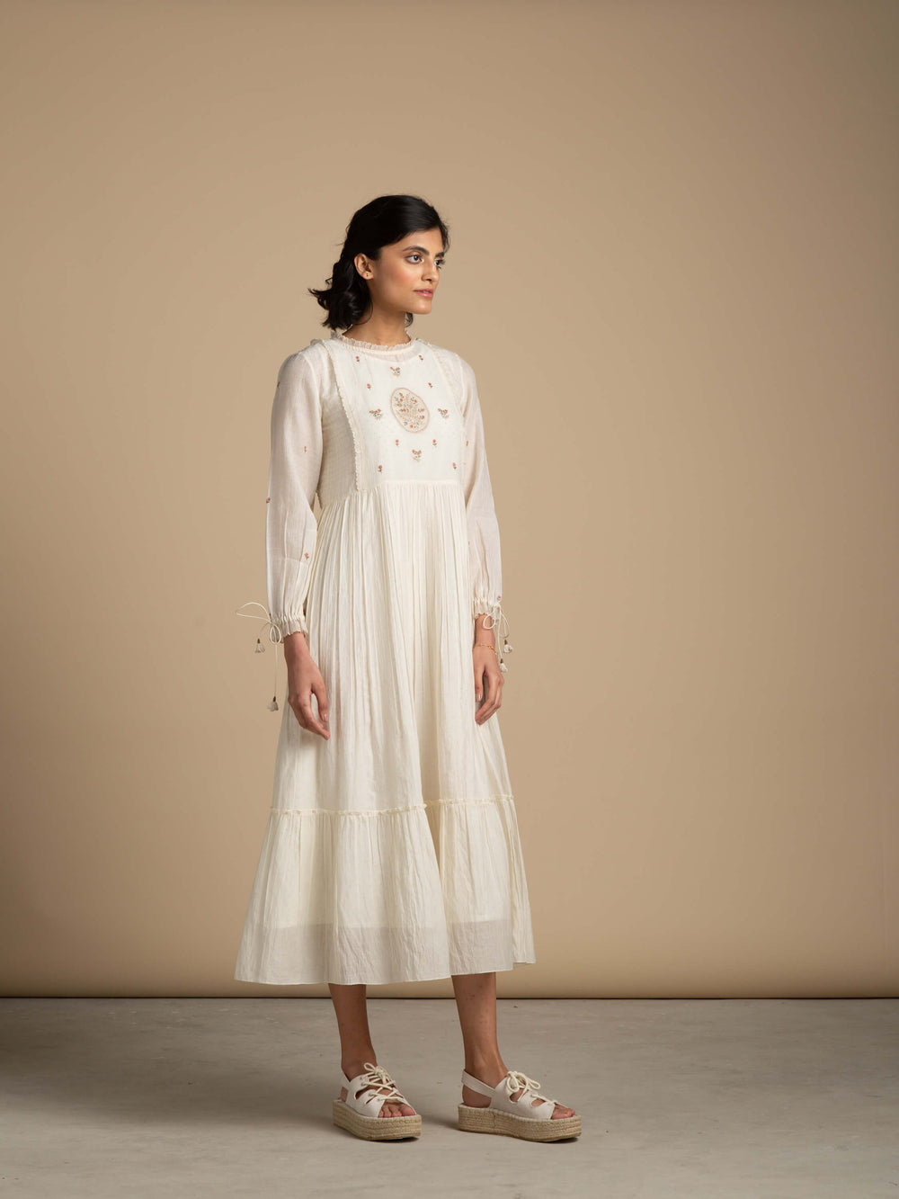 Picture Frame Maxi Dress: Shop Elegant Cotton Silk Dresses