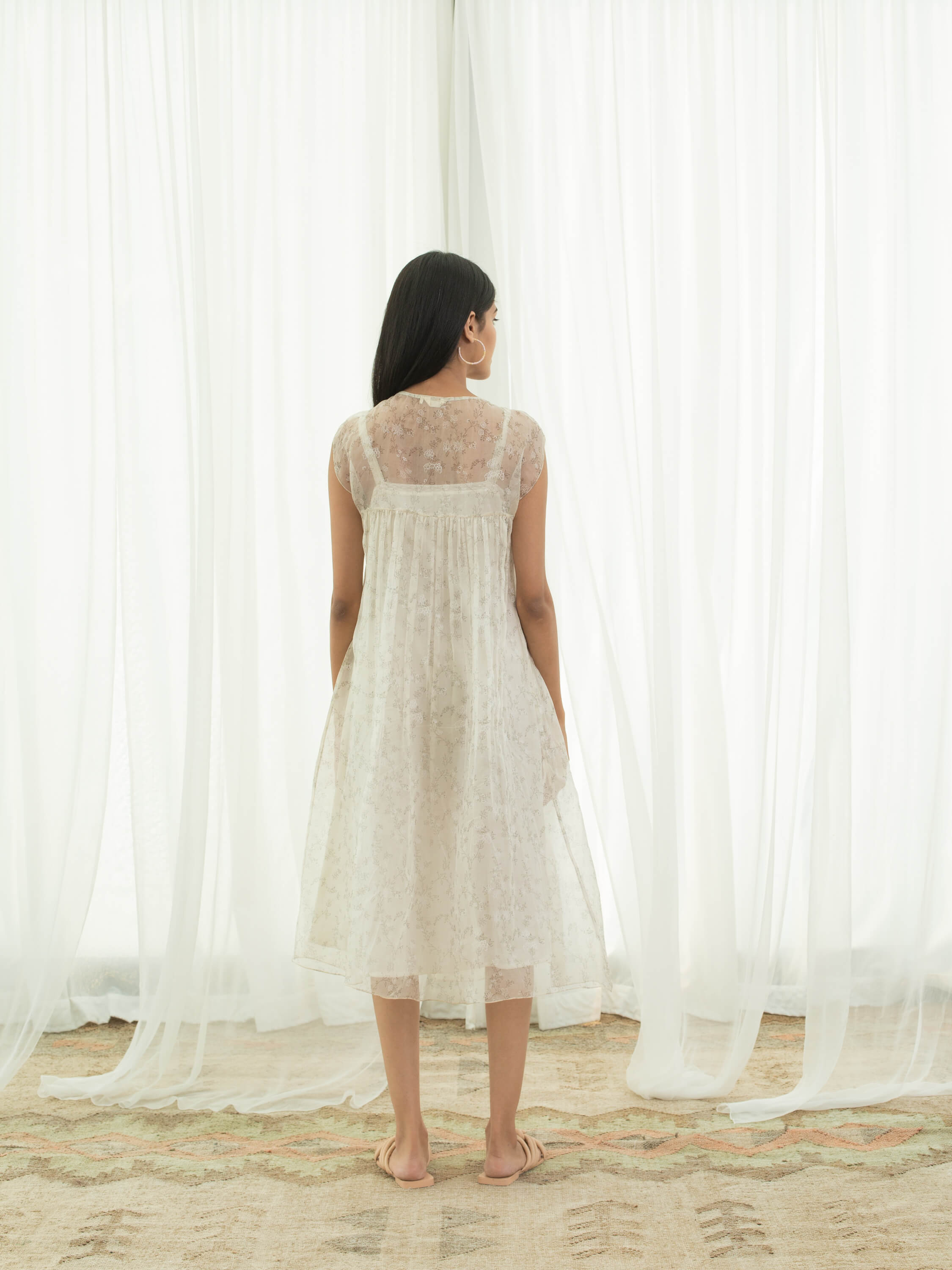 Queen of the Night Midi Dress - BunaStudio