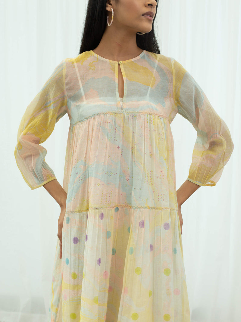 Ripple Float Tier Dress - BunaStudio